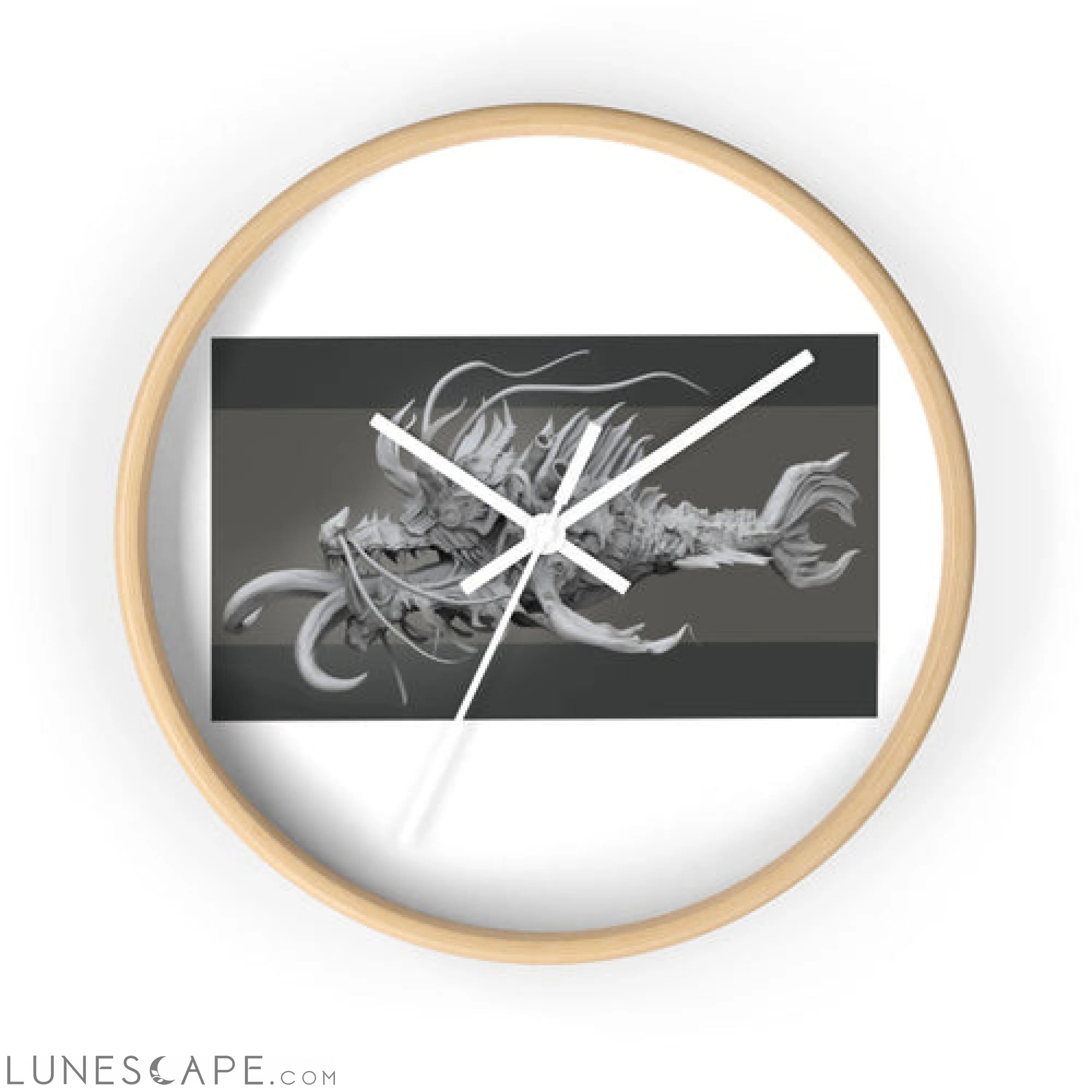 Ryuuk The Fish Dragon God Wall clock LUNESCAPE
