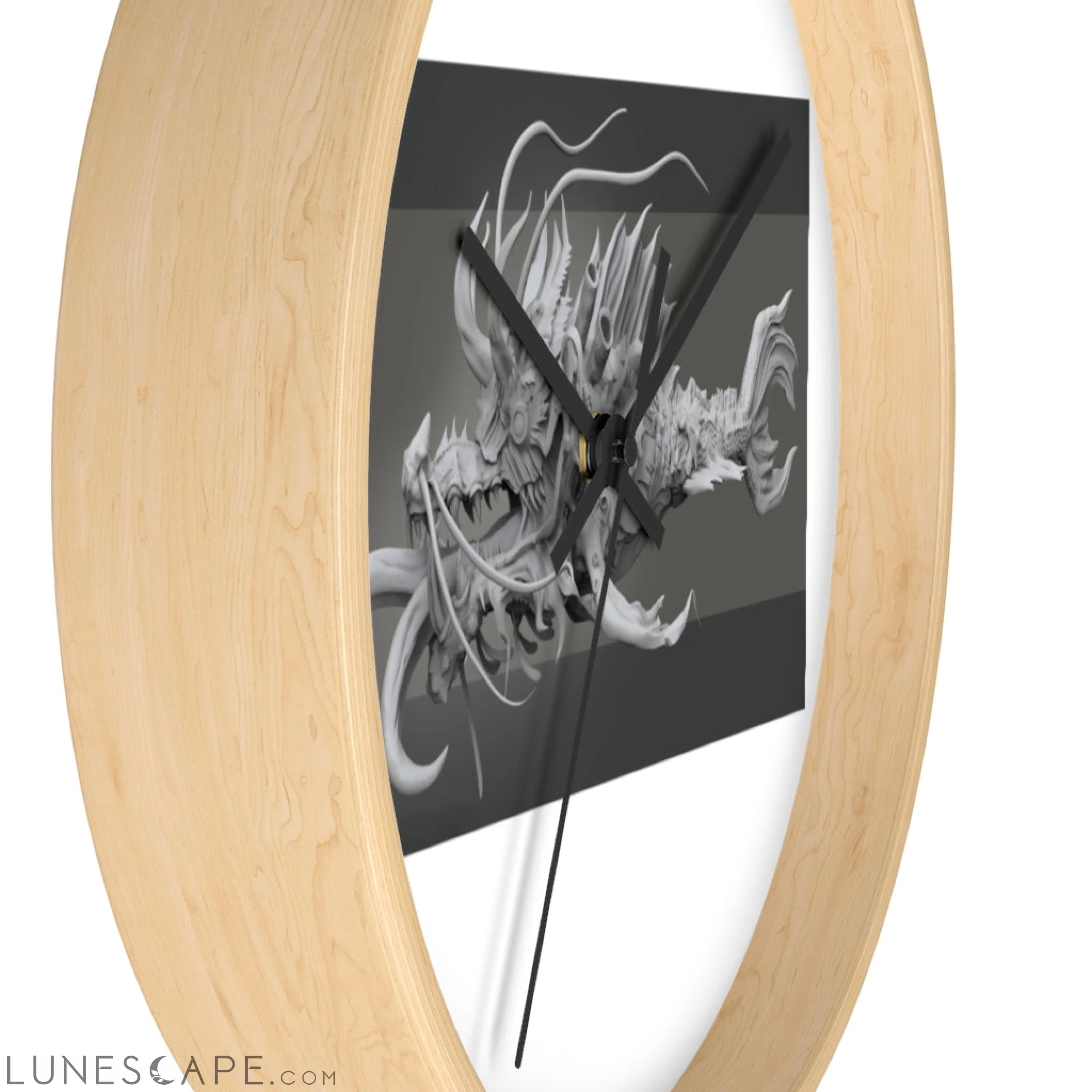 Ryuuk The Fish Dragon God Wall clock LUNESCAPE