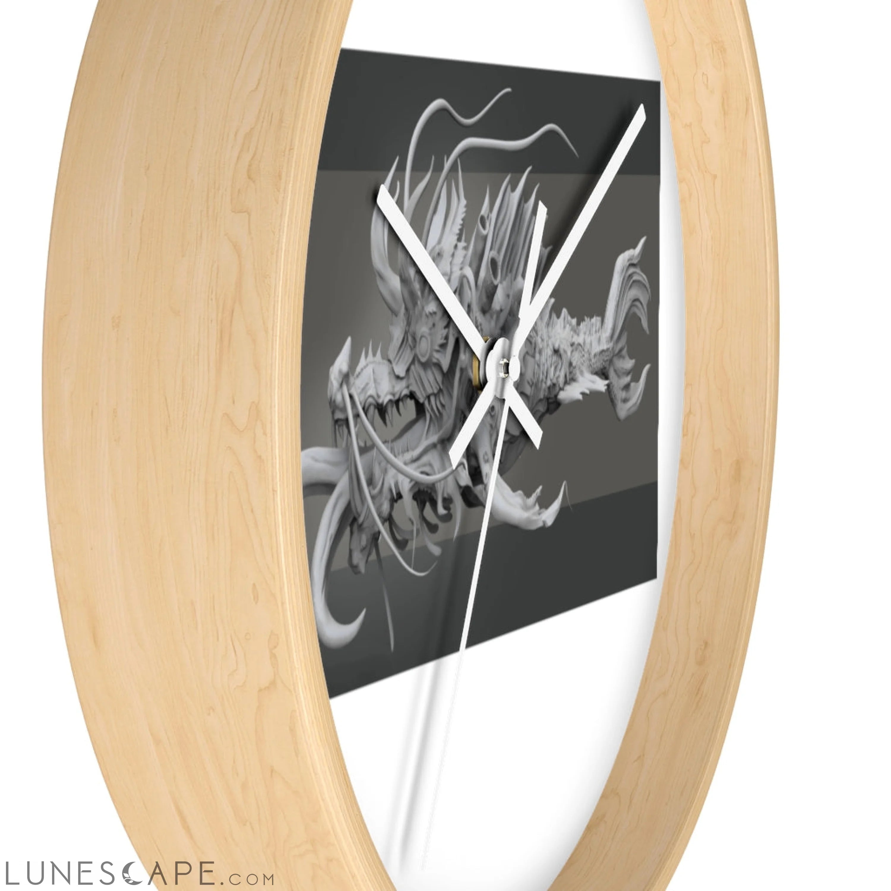 Ryuuk The Fish Dragon God Wall clock LUNESCAPE