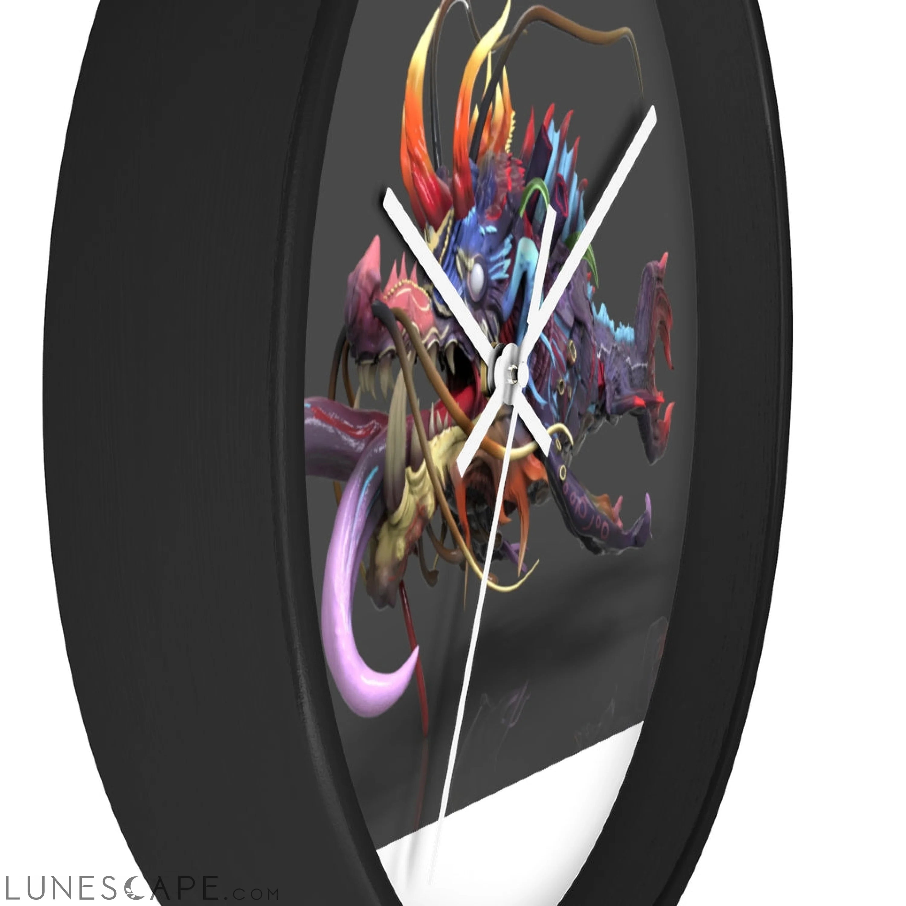 Ryuuk the Fish Dragon God Wall clock LUNESCAPE