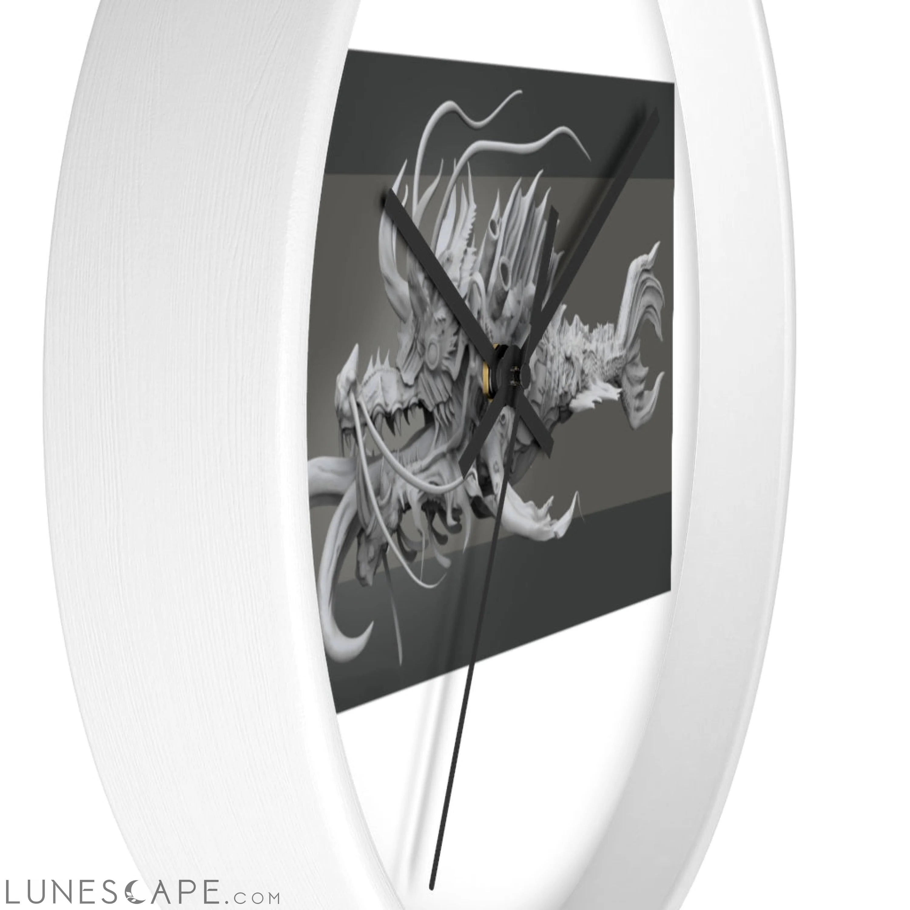 Ryuuk The Fish Dragon God Wall clock LUNESCAPE