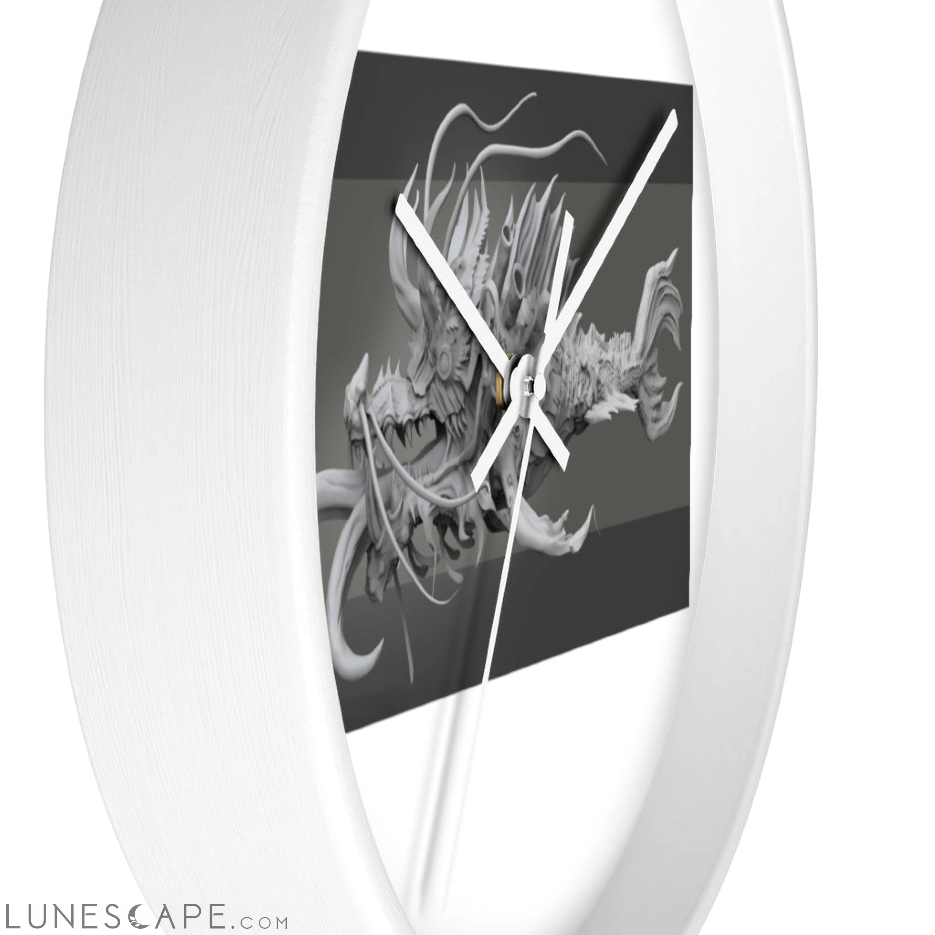 Ryuuk The Fish Dragon God Wall clock LUNESCAPE