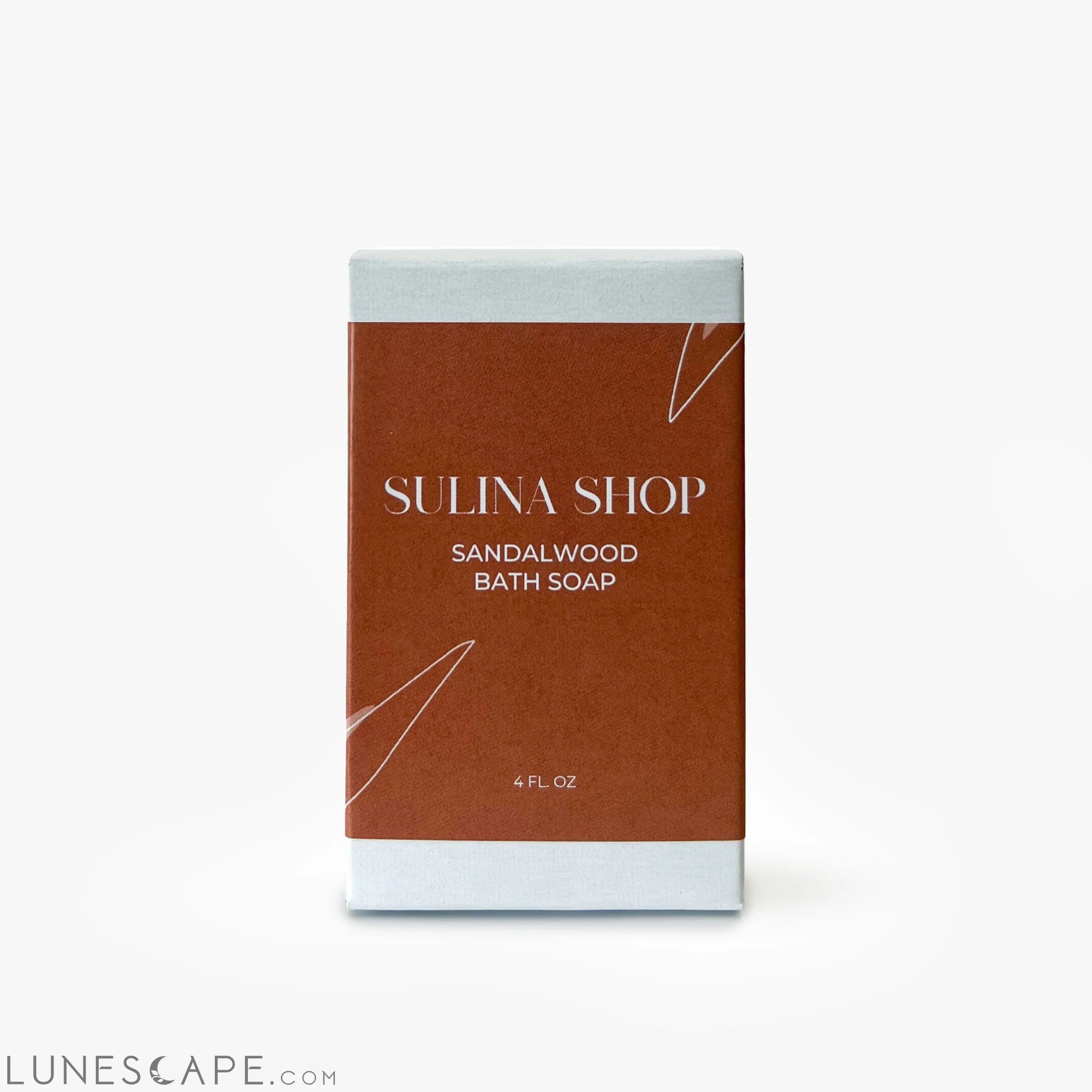 Sandalwood and Rose Swirl Bath Soap LUNESCAPE