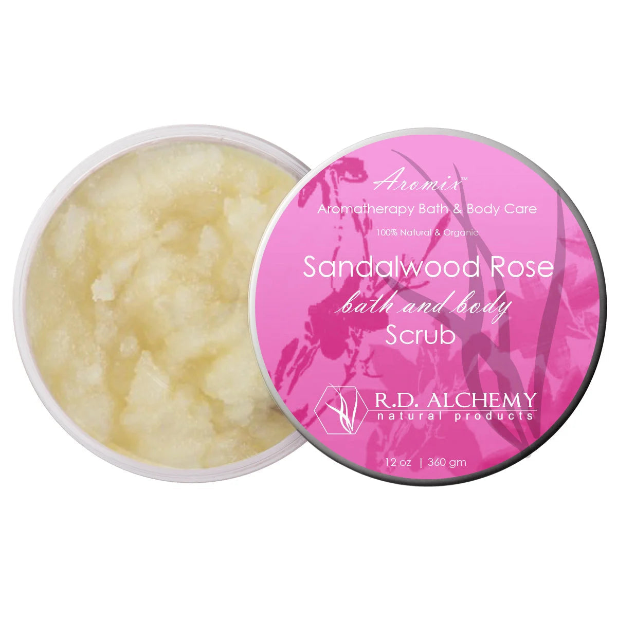 Sandalwood Rose - Sea Salt Body Scrub LUNESCAPE