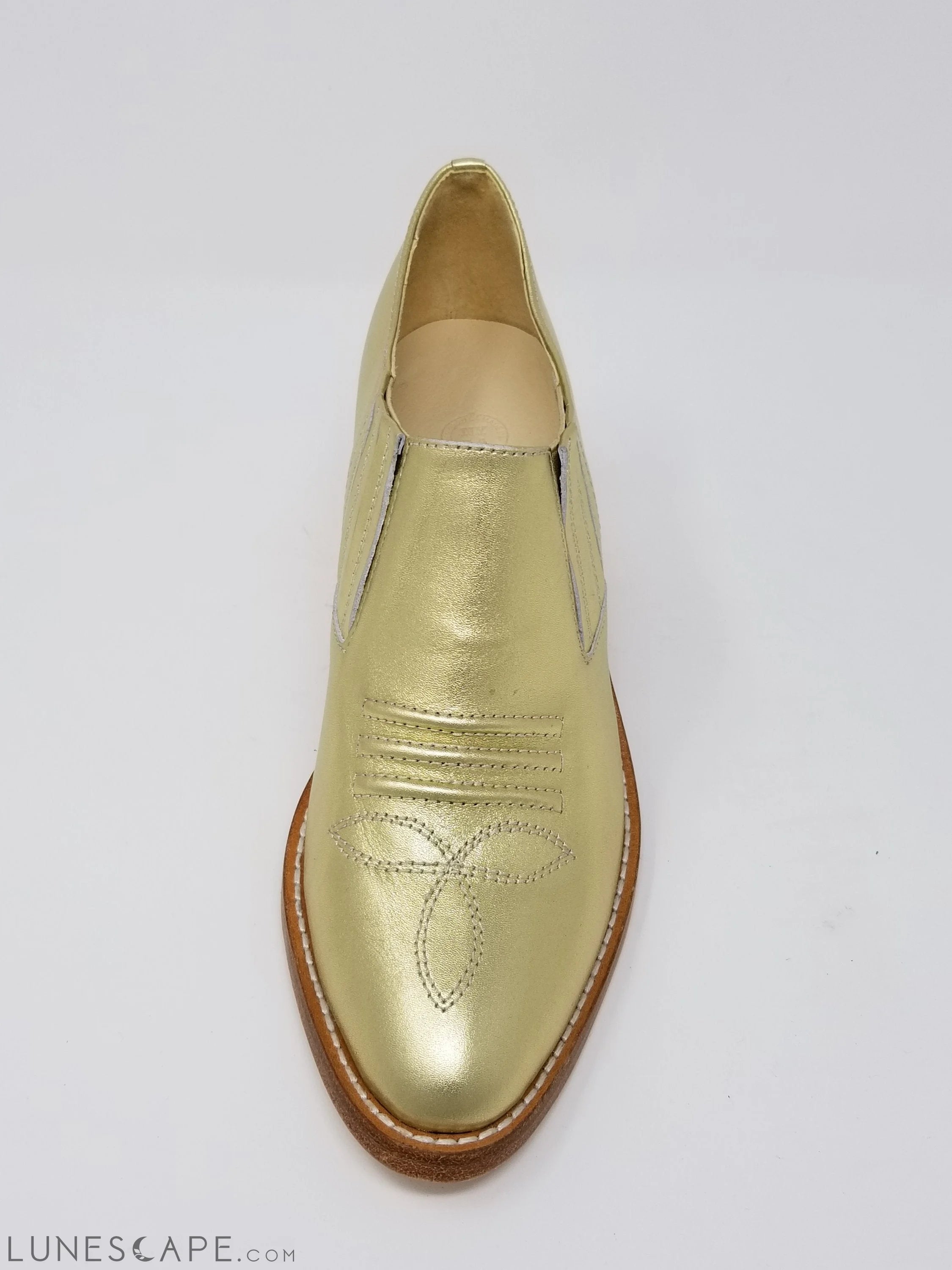 Santa Ana Ponted-Toe Womens Brogue Loafer LUNESCAPE