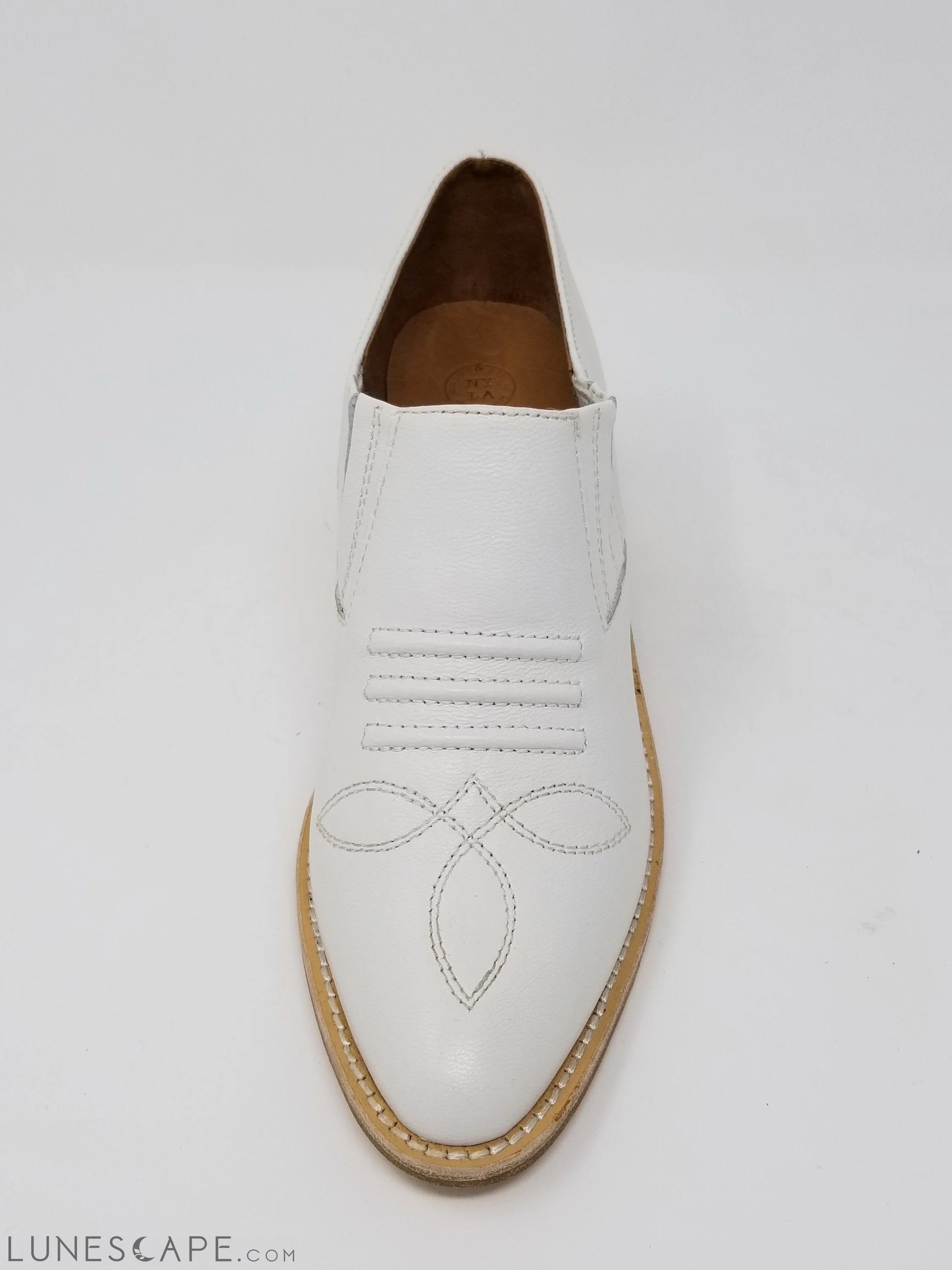 Santa Ana Ponted-Toe Womens Brogue Loafer LUNESCAPE