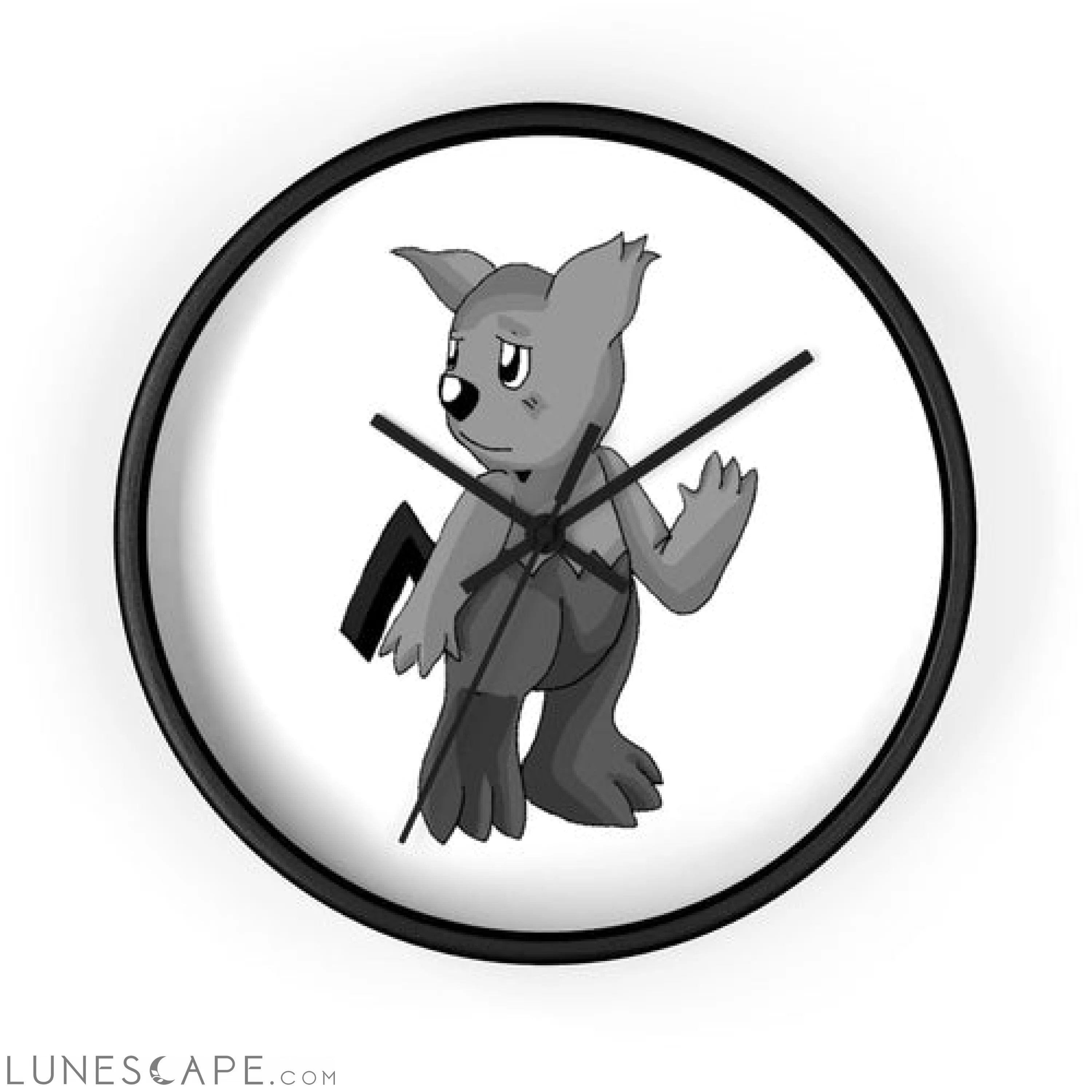 Sarcoot Wall clock LUNESCAPE