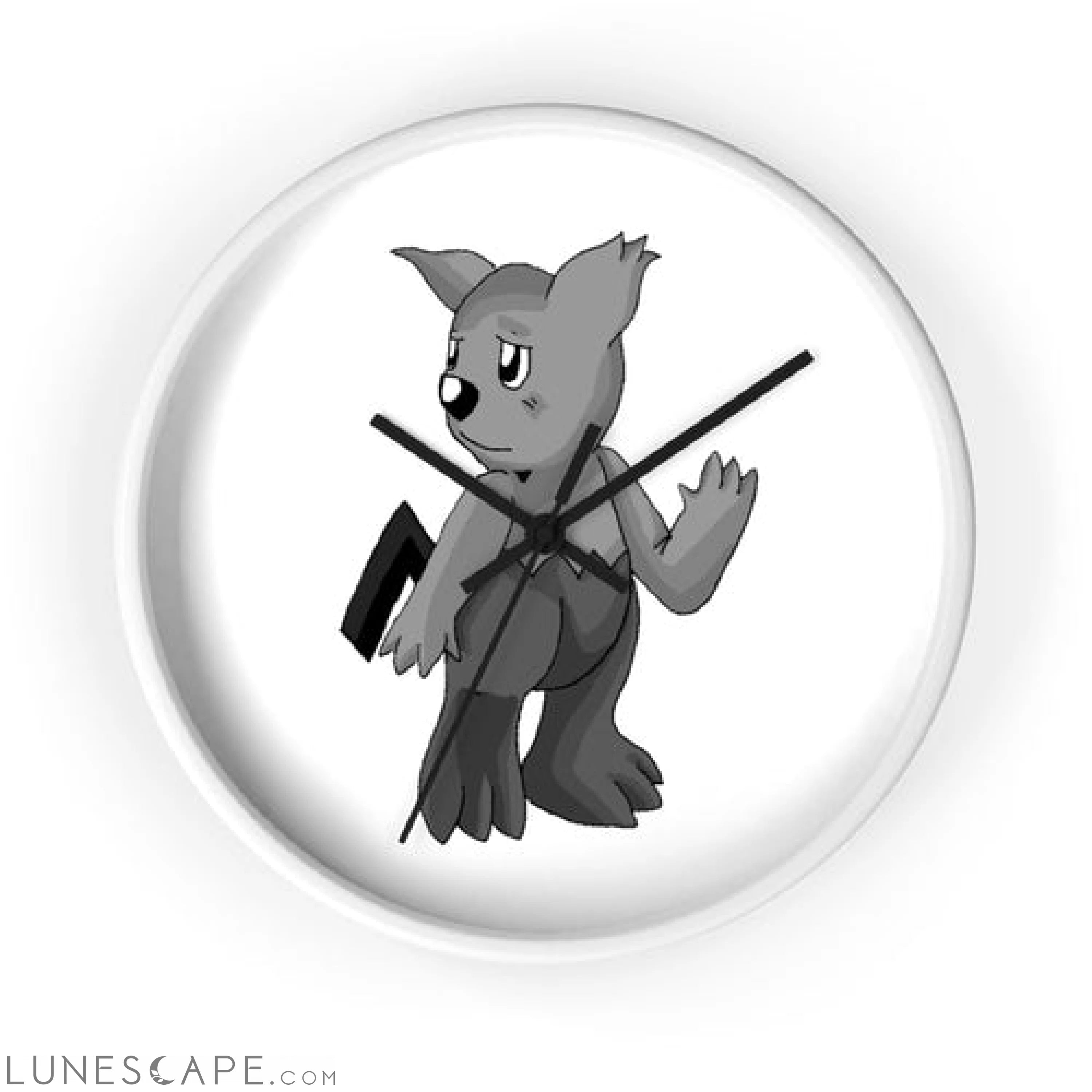 Sarcoot Wall clock LUNESCAPE