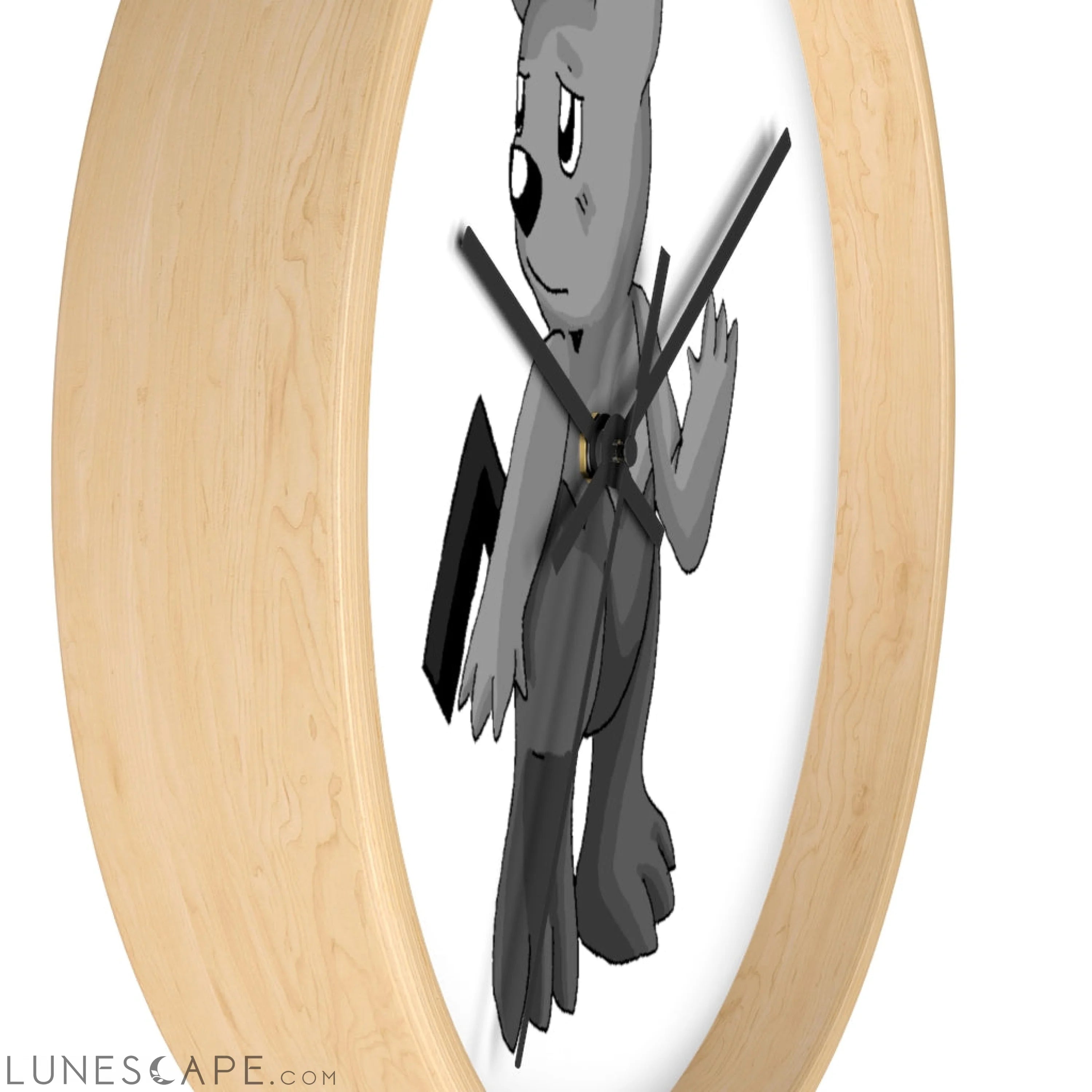 Sarcoot Wall clock LUNESCAPE