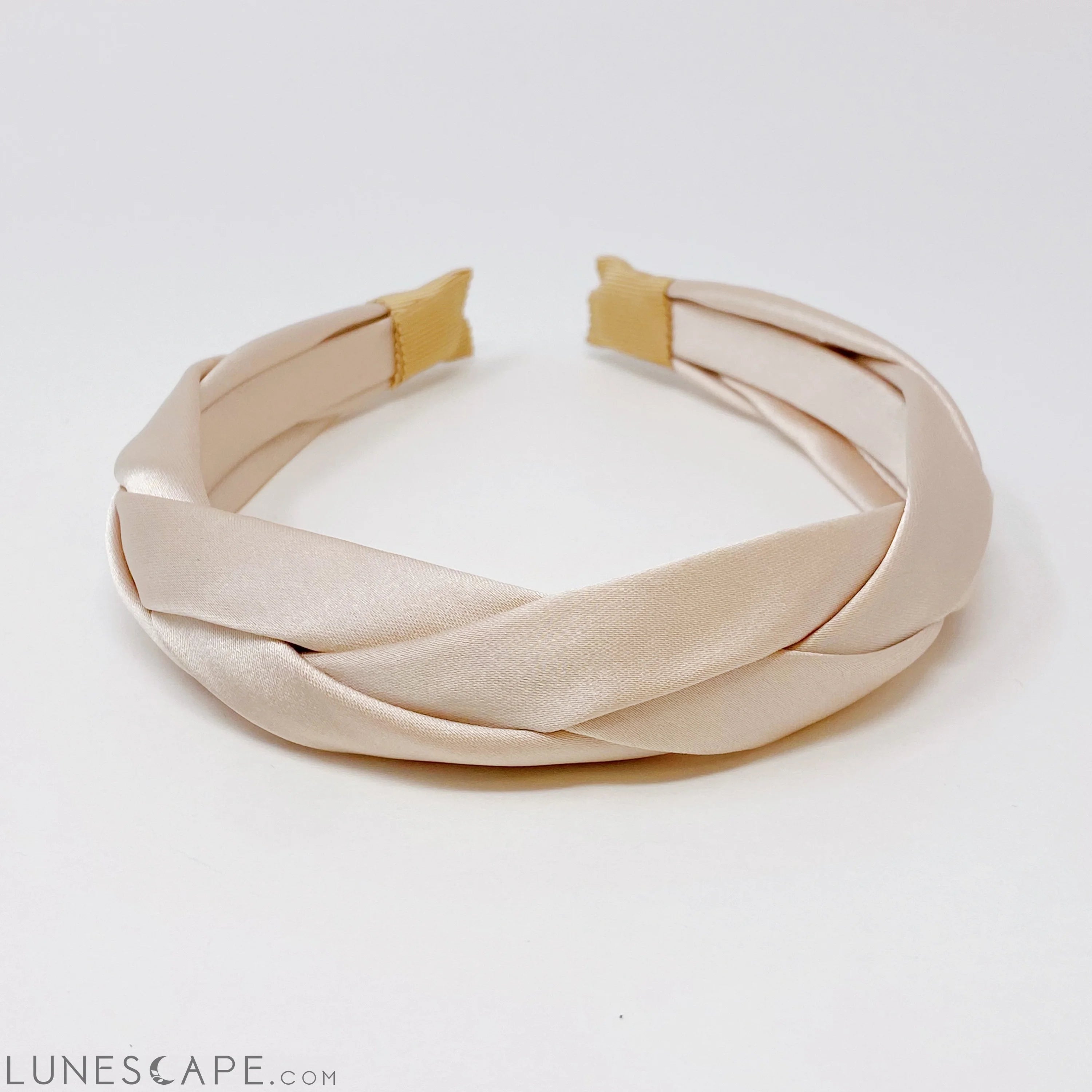 Satin Silk Braid Headband LUNESCAPE