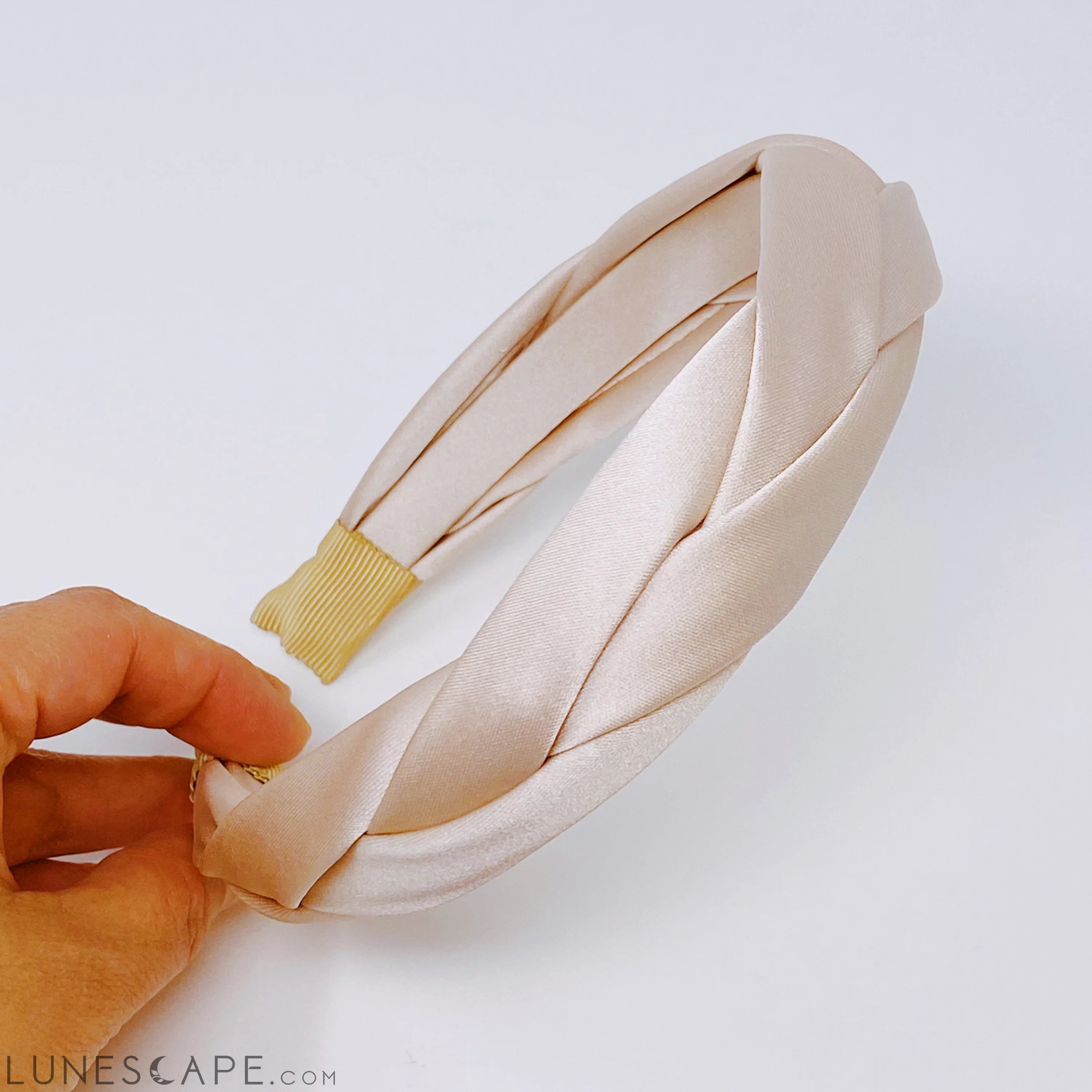 Satin Silk Braid Headband LUNESCAPE
