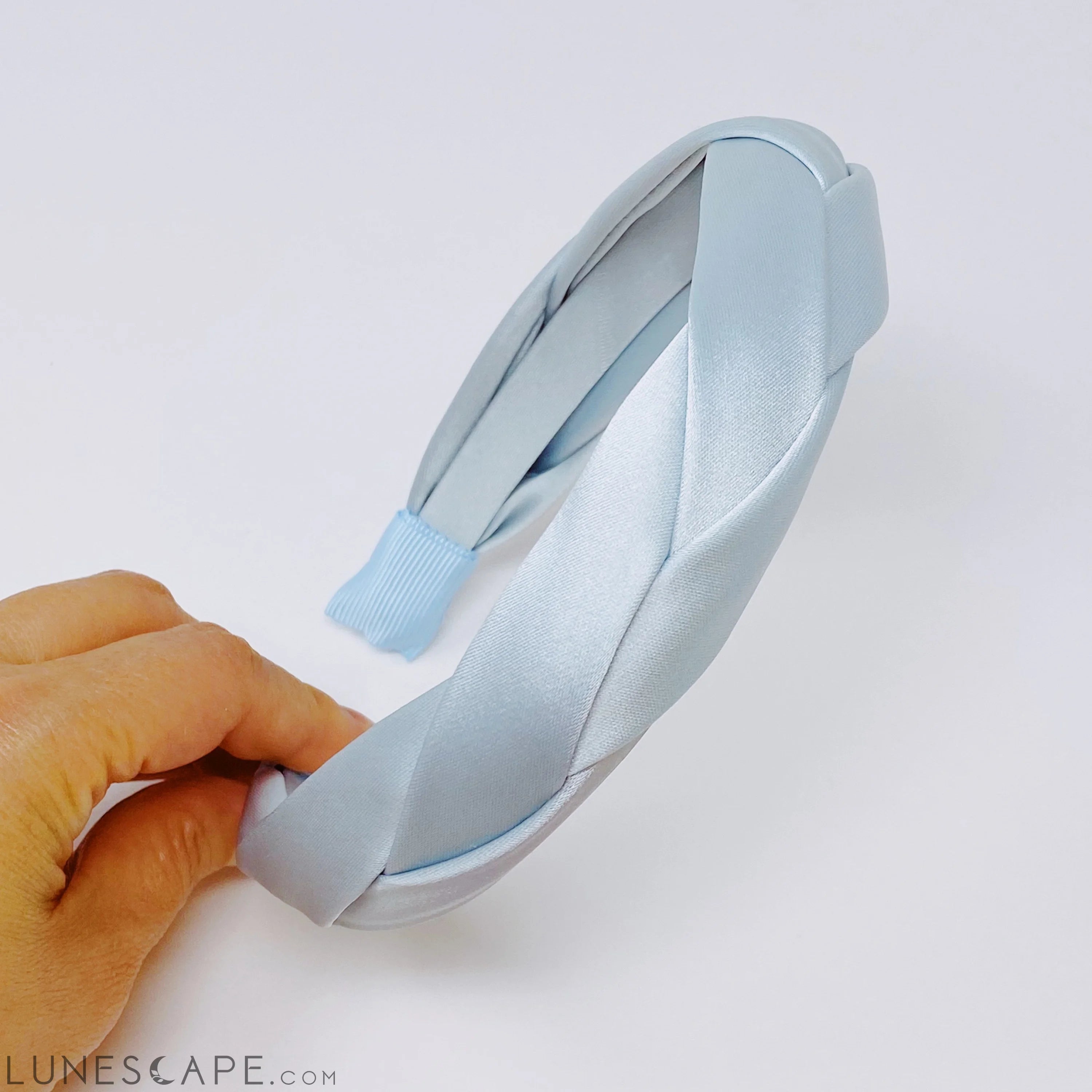 Satin Silk Braid Headband LUNESCAPE
