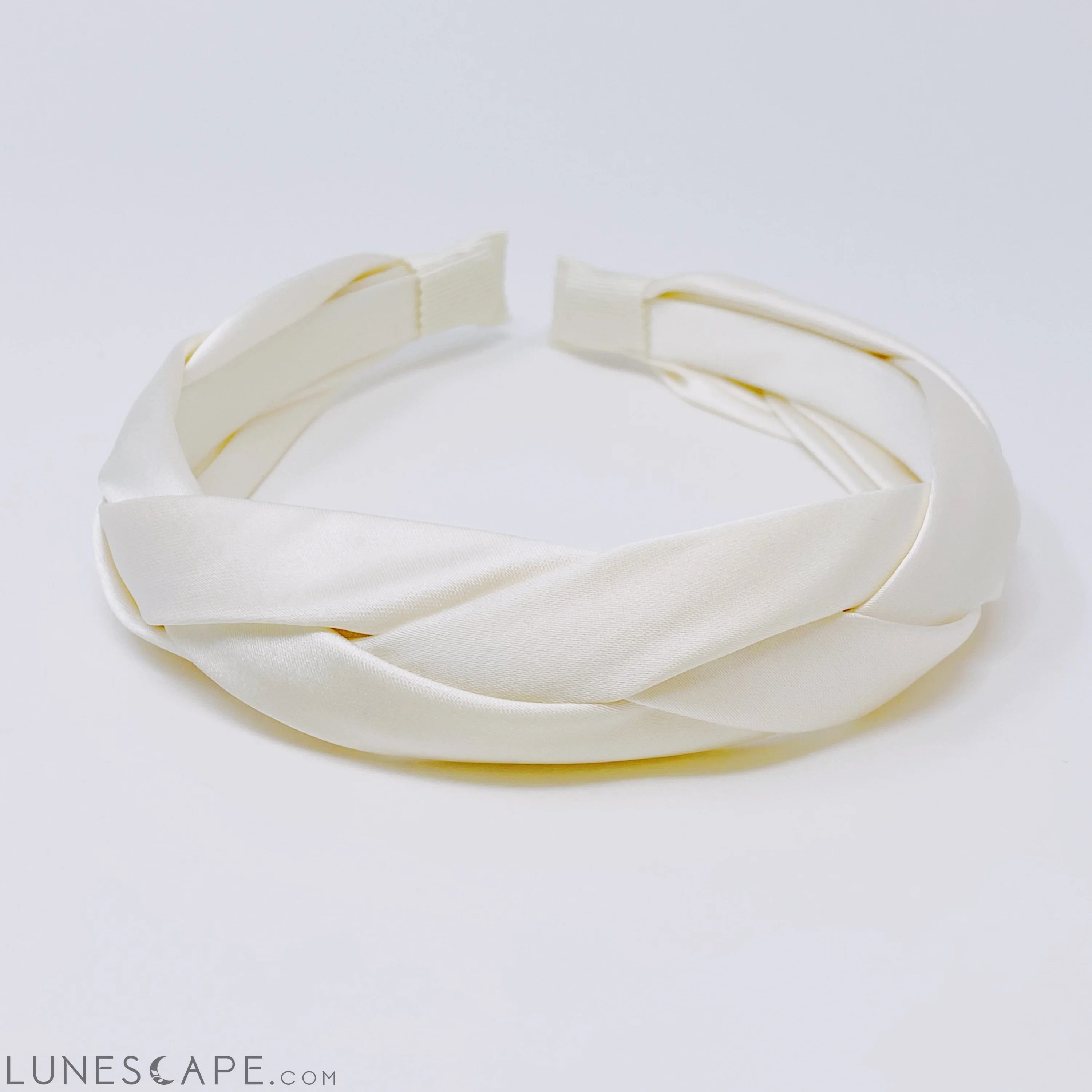 Satin Silk Braid Headband LUNESCAPE