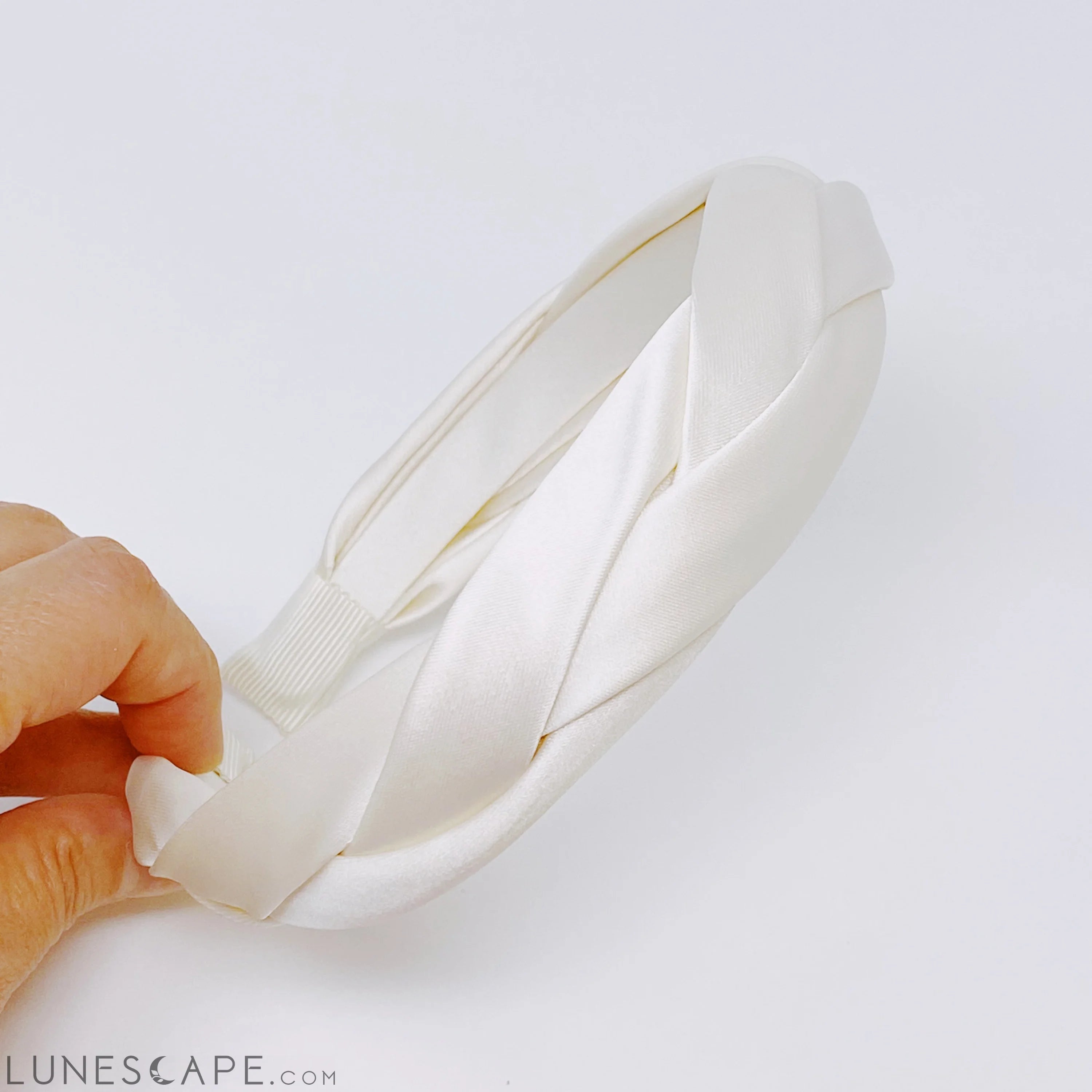 Satin Silk Braid Headband LUNESCAPE