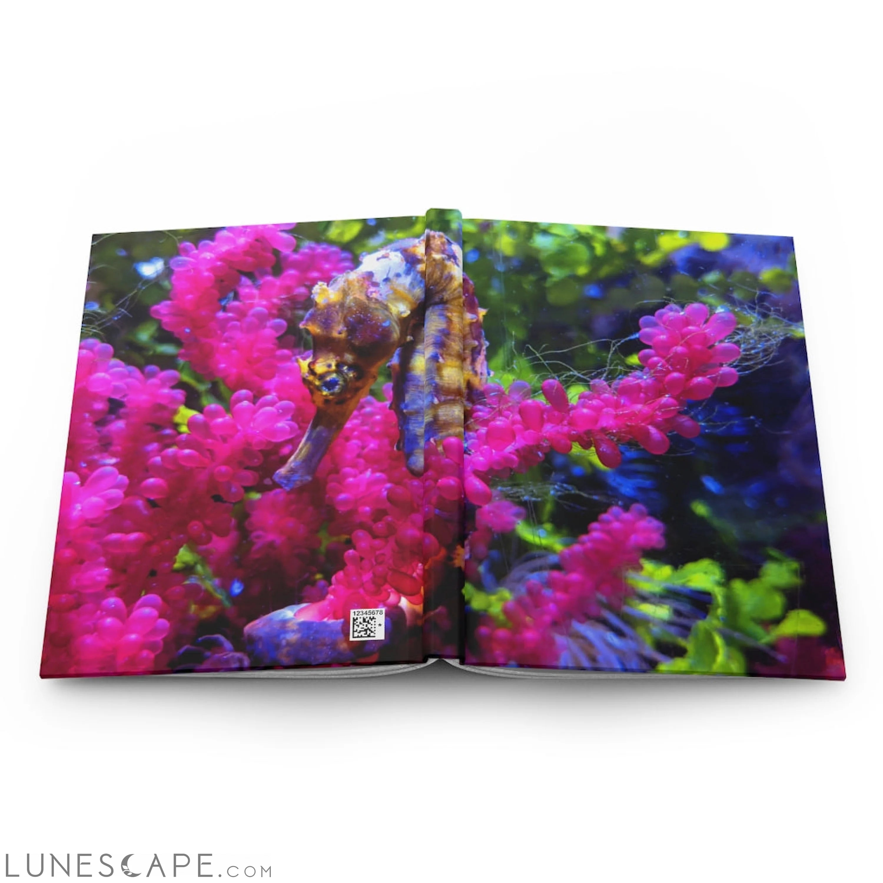 Seahorse Hardcover Journal Matte LUNESCAPE