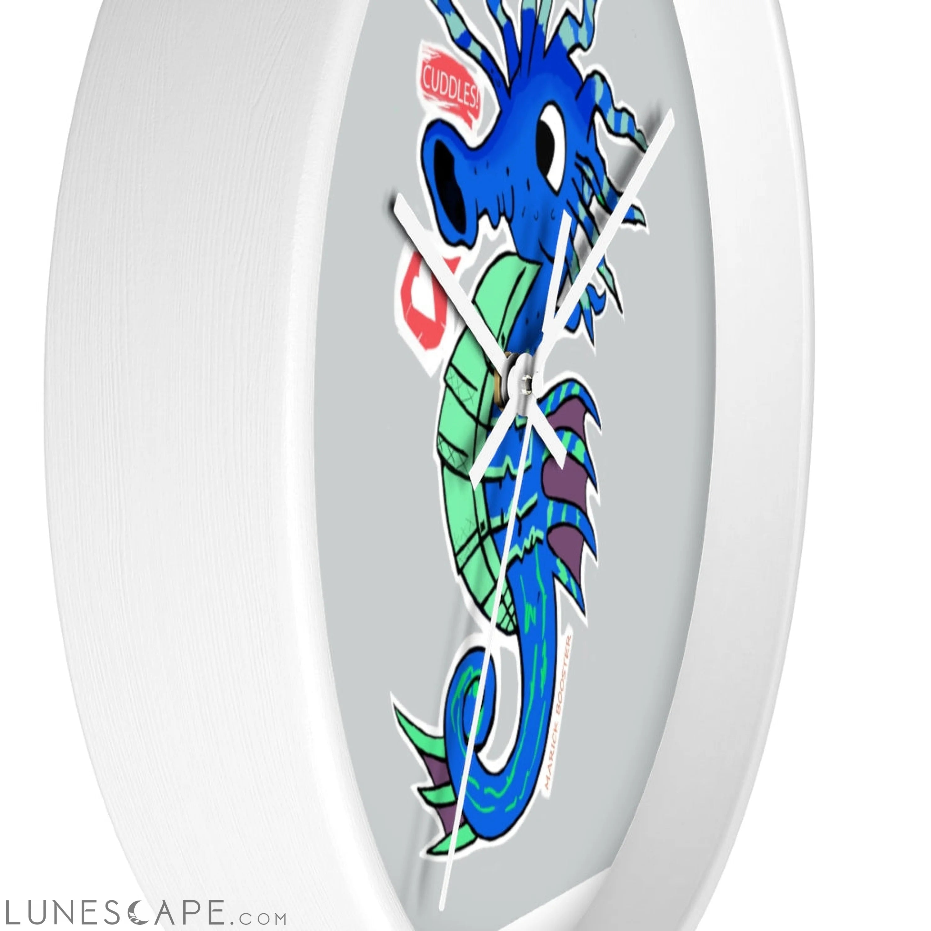 Seahorse Wall clock LUNESCAPE