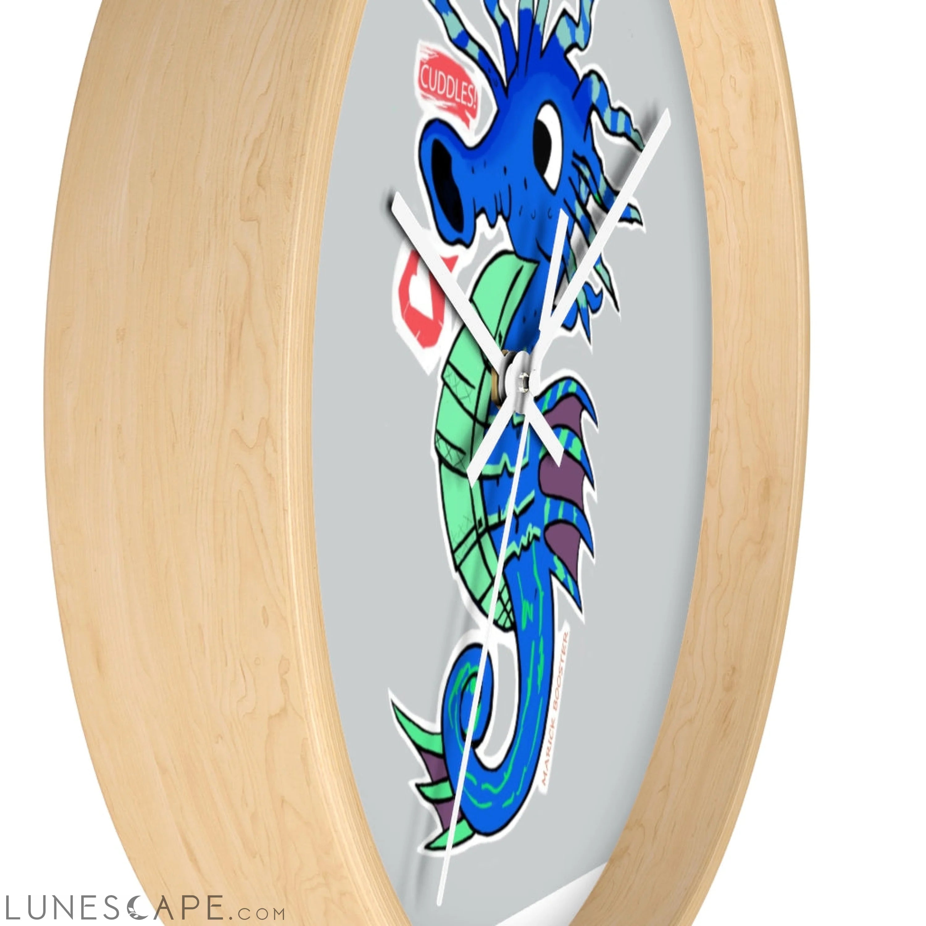Seahorse Wall clock LUNESCAPE