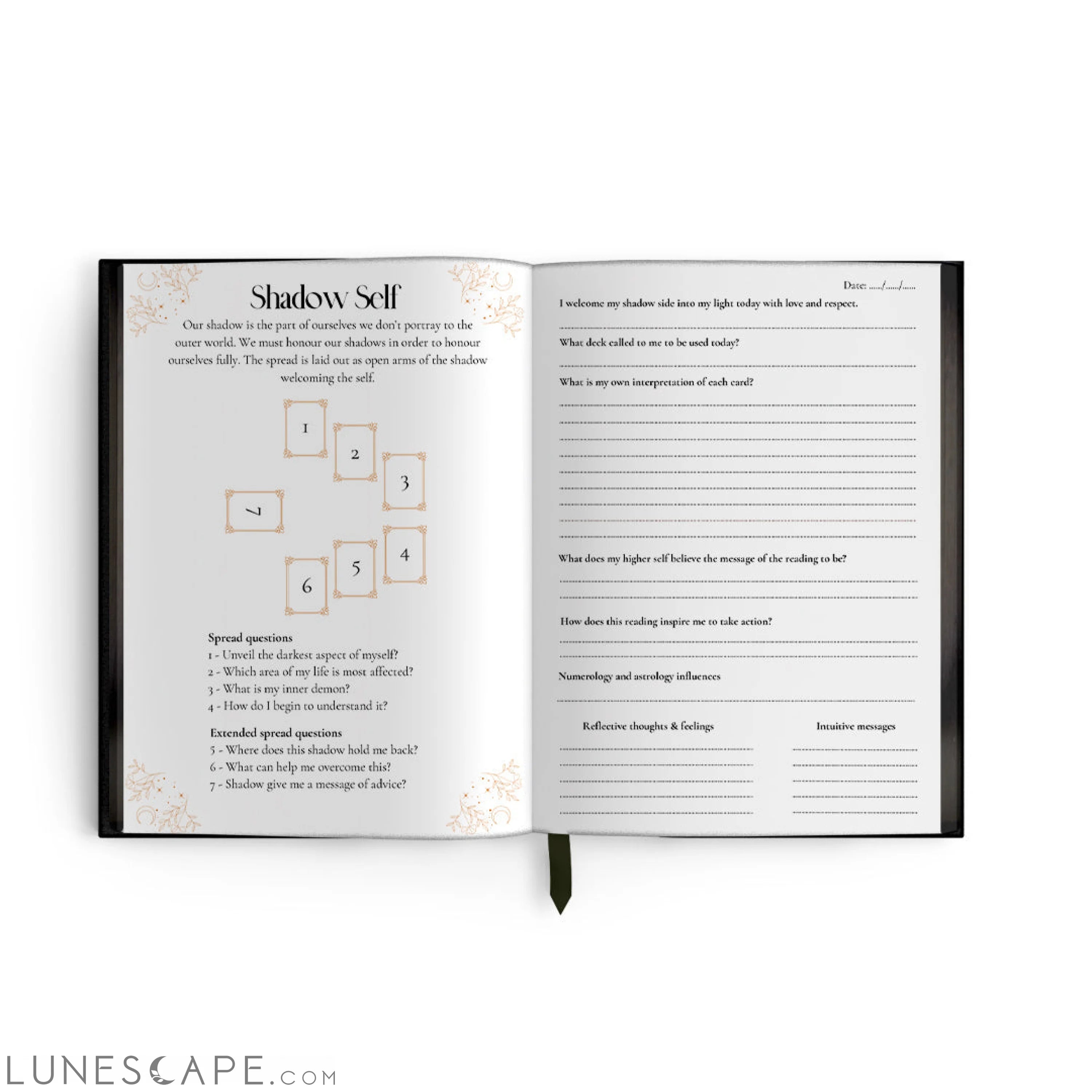 Seasons of Tarot Spread Journal LUNESCAPE