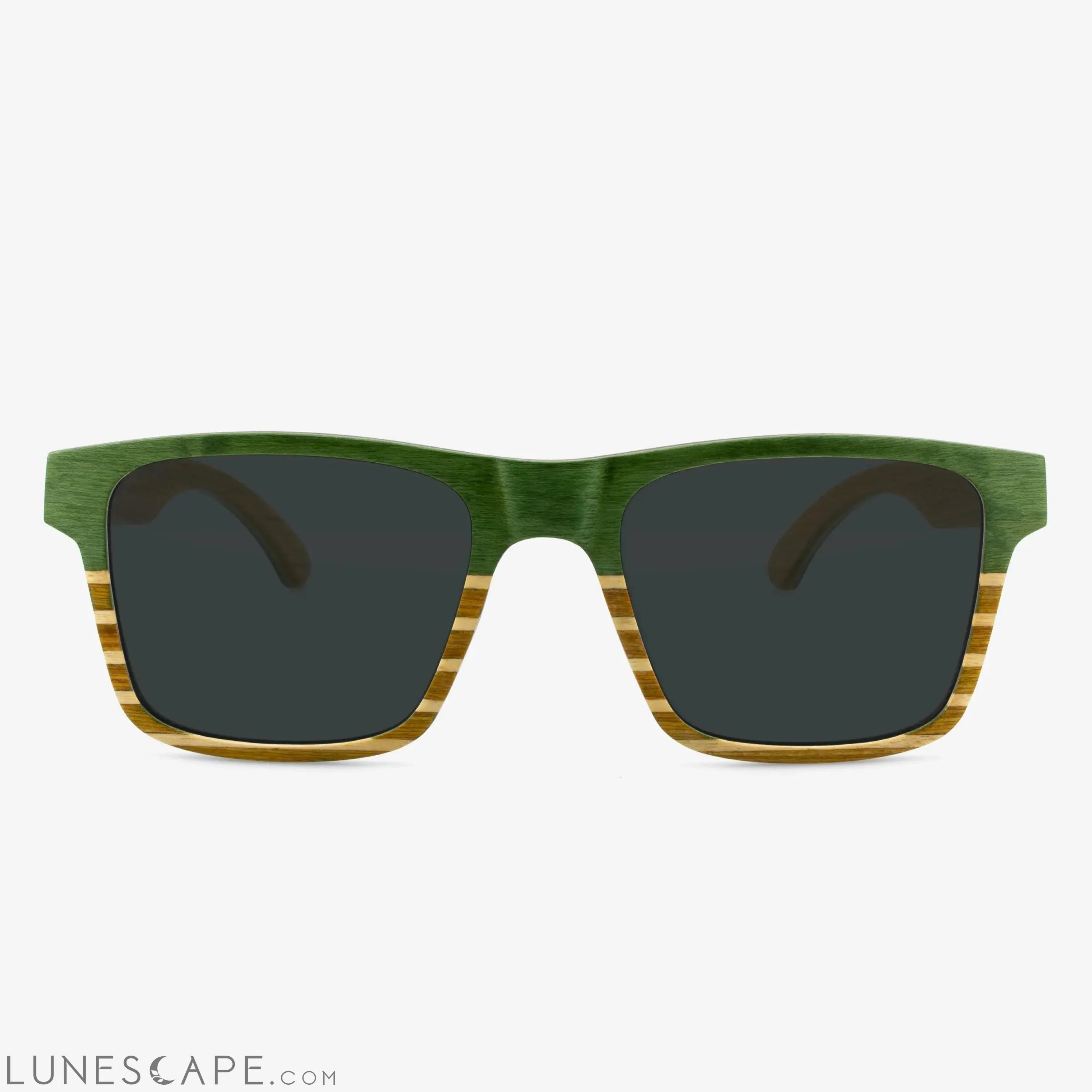 Sebastian - Maritime Wood & Carbon Fiber Sunglasses LUNESCAPE
