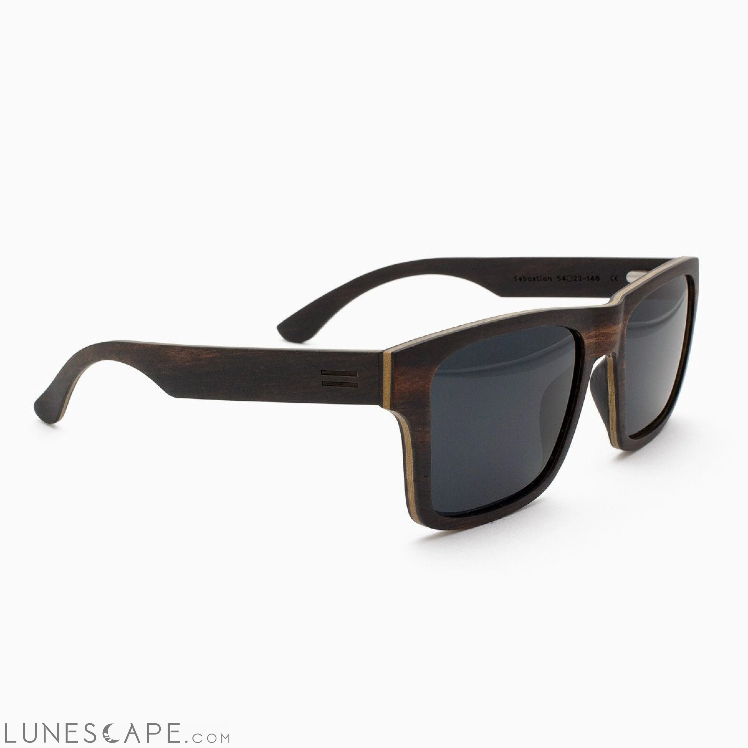 Sebastian - Wood Sunglasses LUNESCAPE