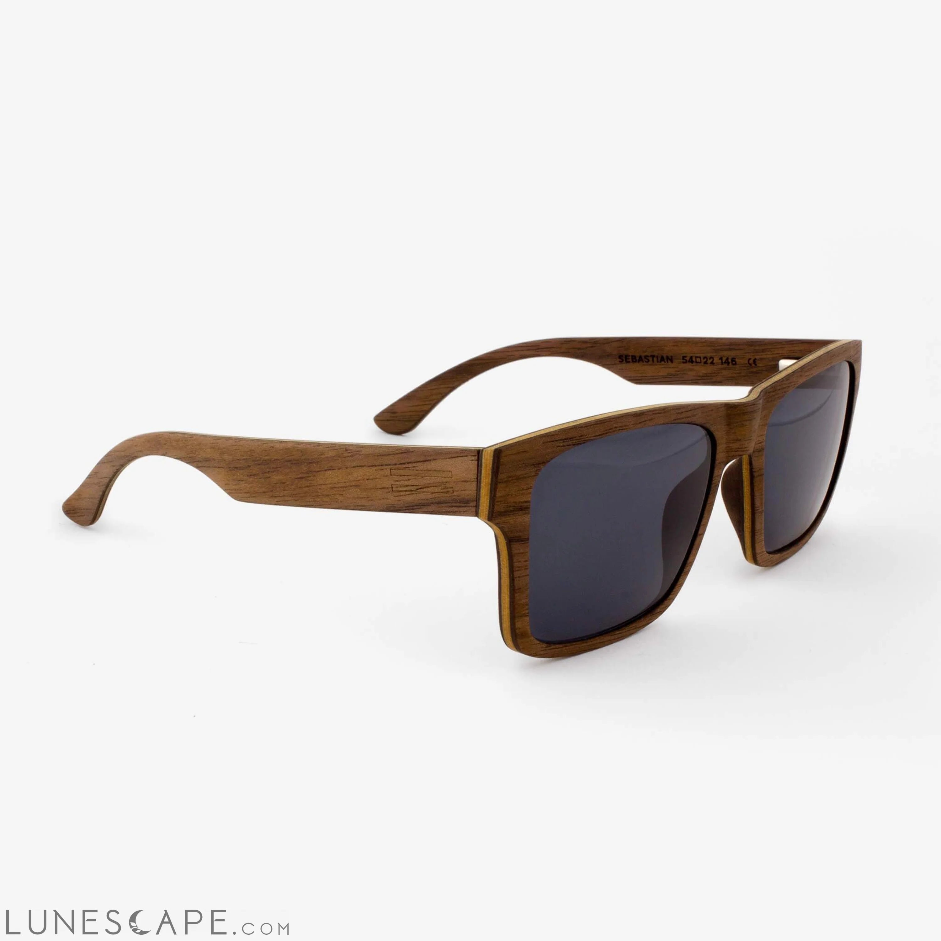 Sebastian - Wood Sunglasses LUNESCAPE