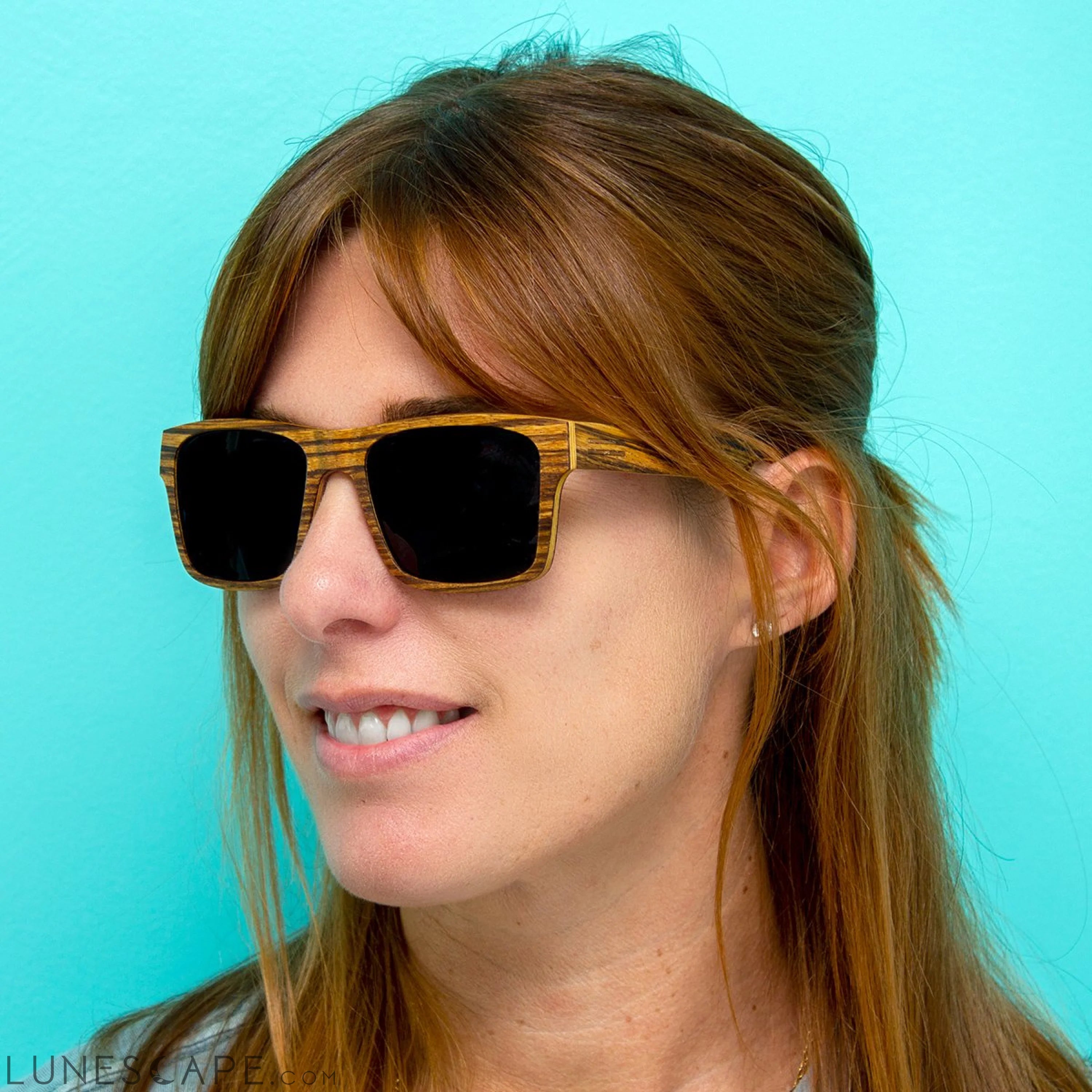 Sebastian - Wood Sunglasses LUNESCAPE