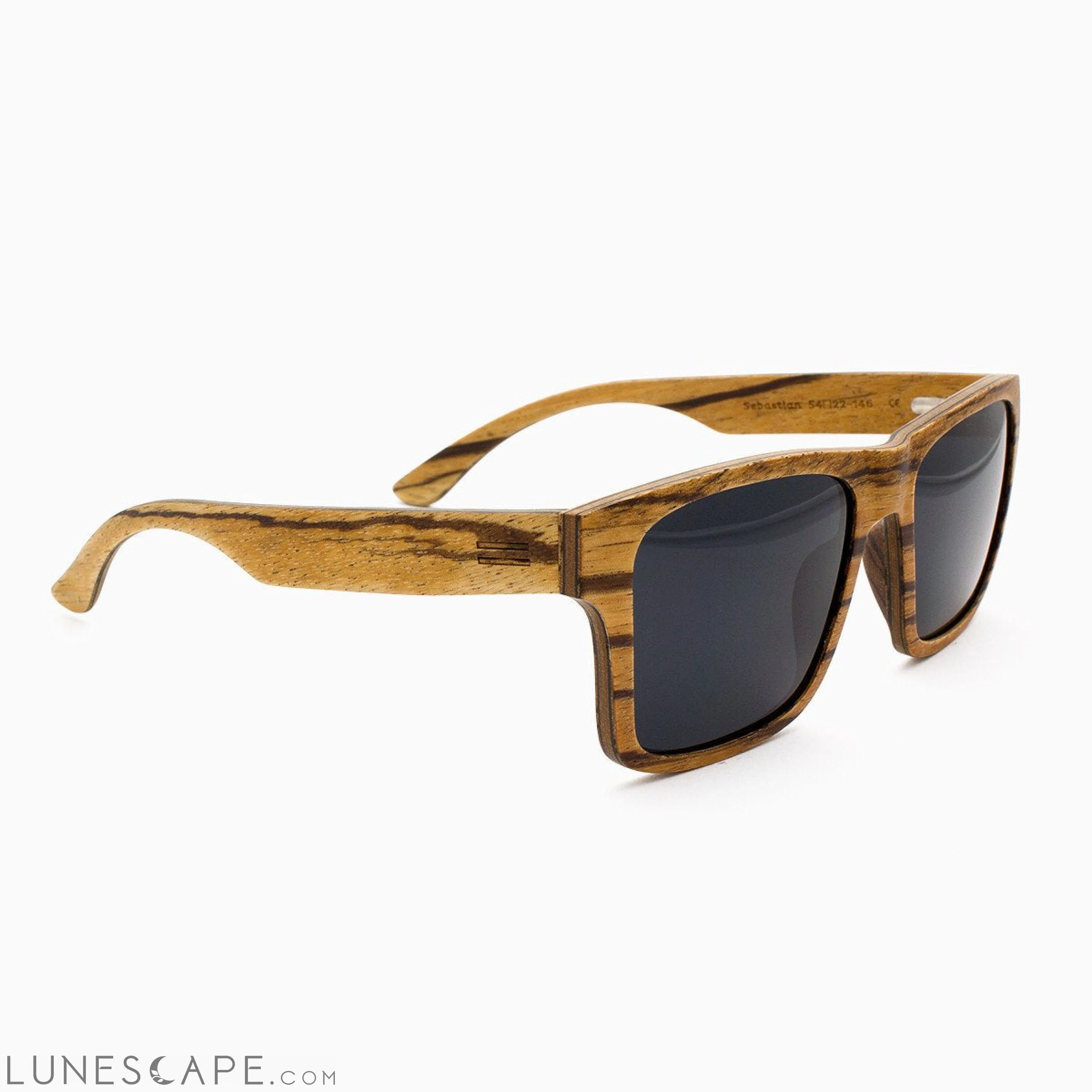 Sebastian - Wood Sunglasses LUNESCAPE