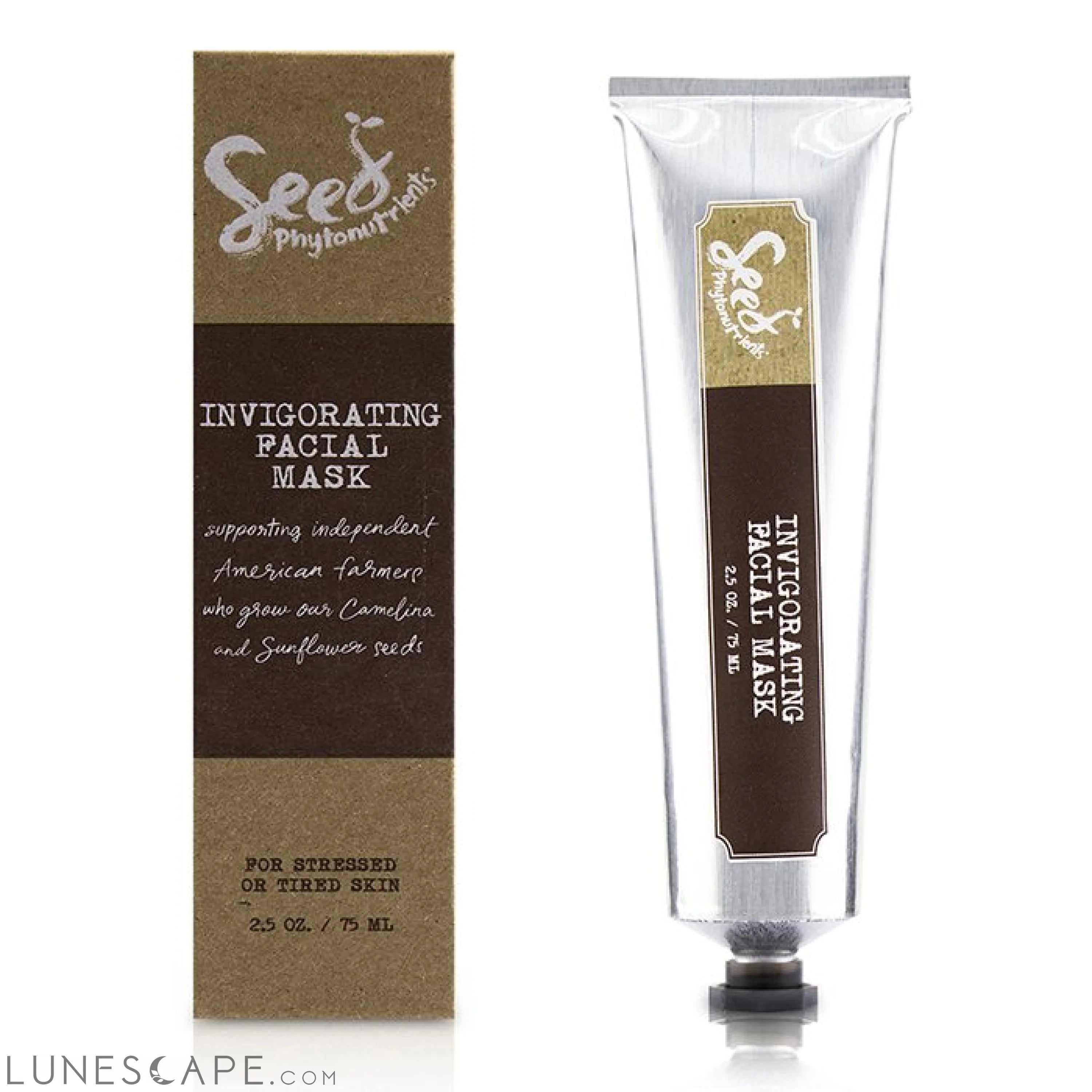 SEED PHYTONUTRIENTS - Invigorating Facial Mask (For Stressed/Tired Skin) LUNESCAPE