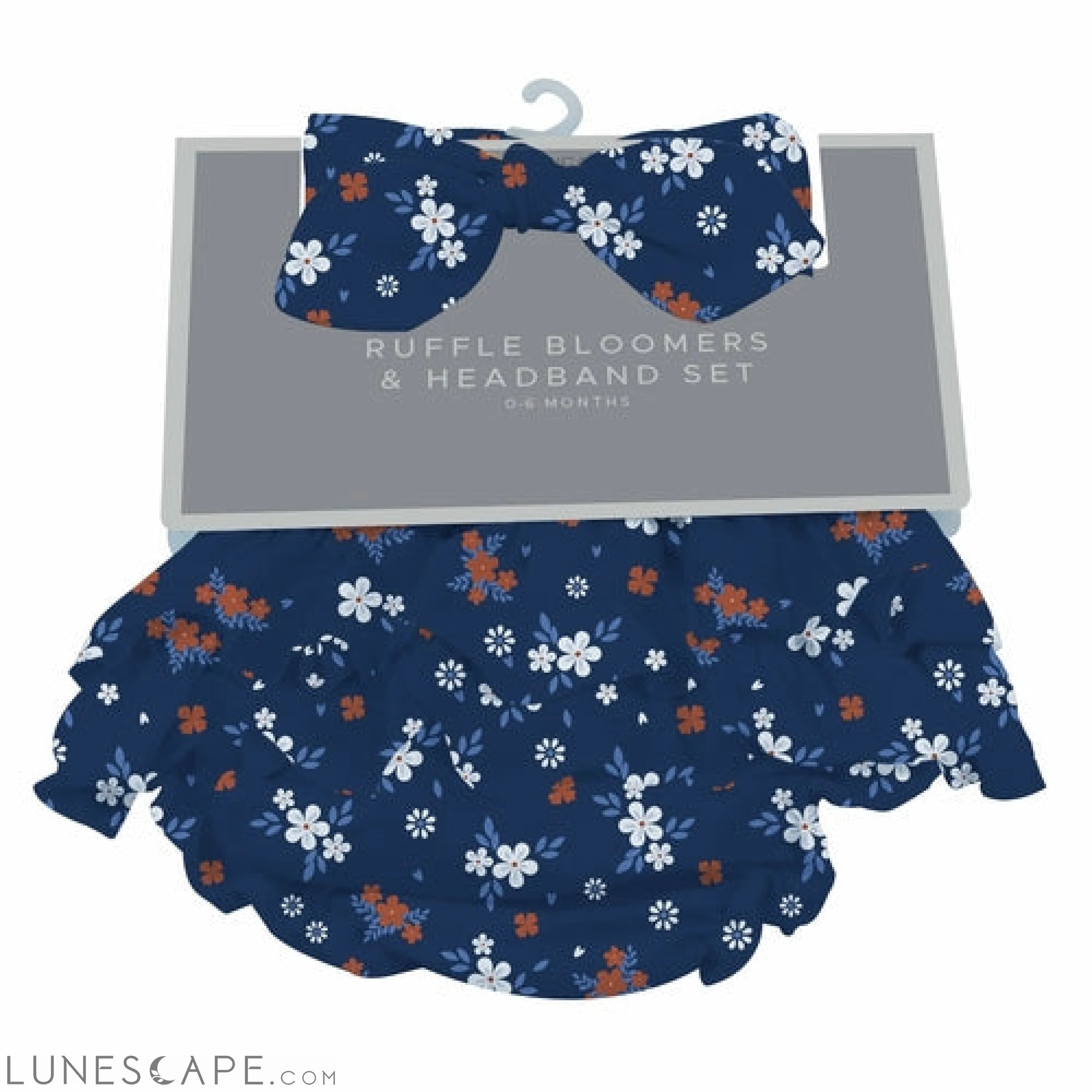 Serenity Floral Bamboo Bloomer Headband Set LUNESCAPE