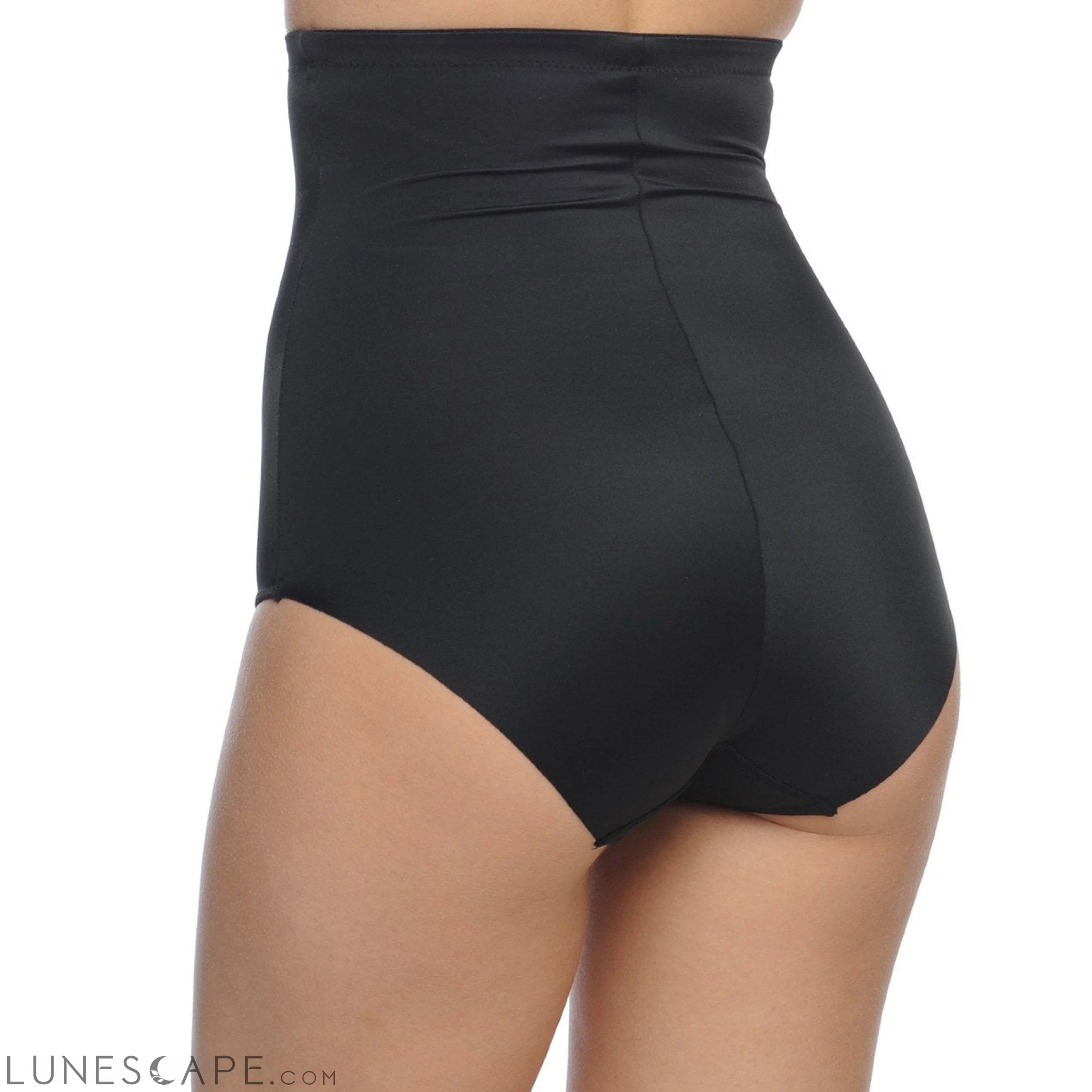 Shaping Hi-Waist Full Brief Shaper Black LUNESCAPE