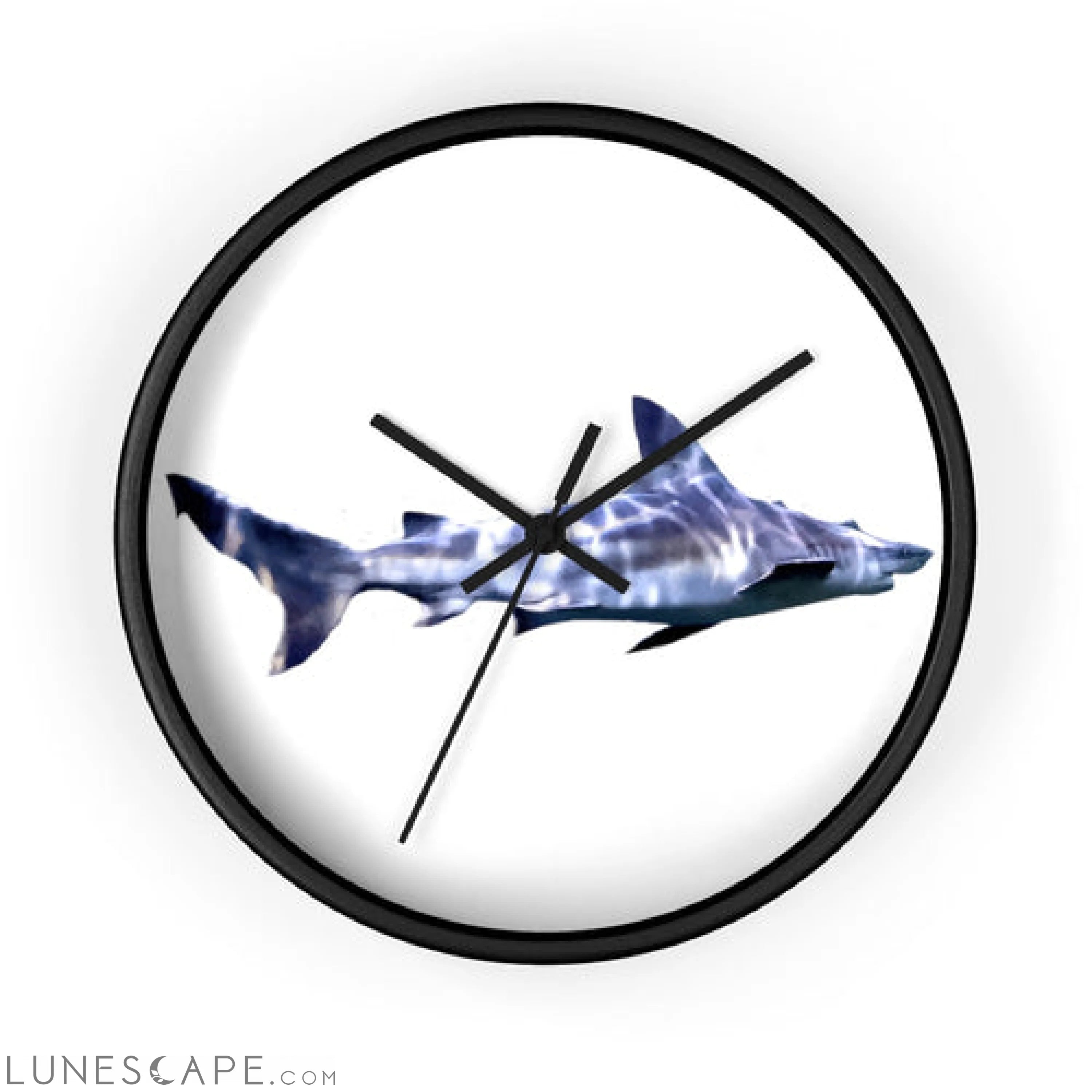 Shark Wall clock LUNESCAPE