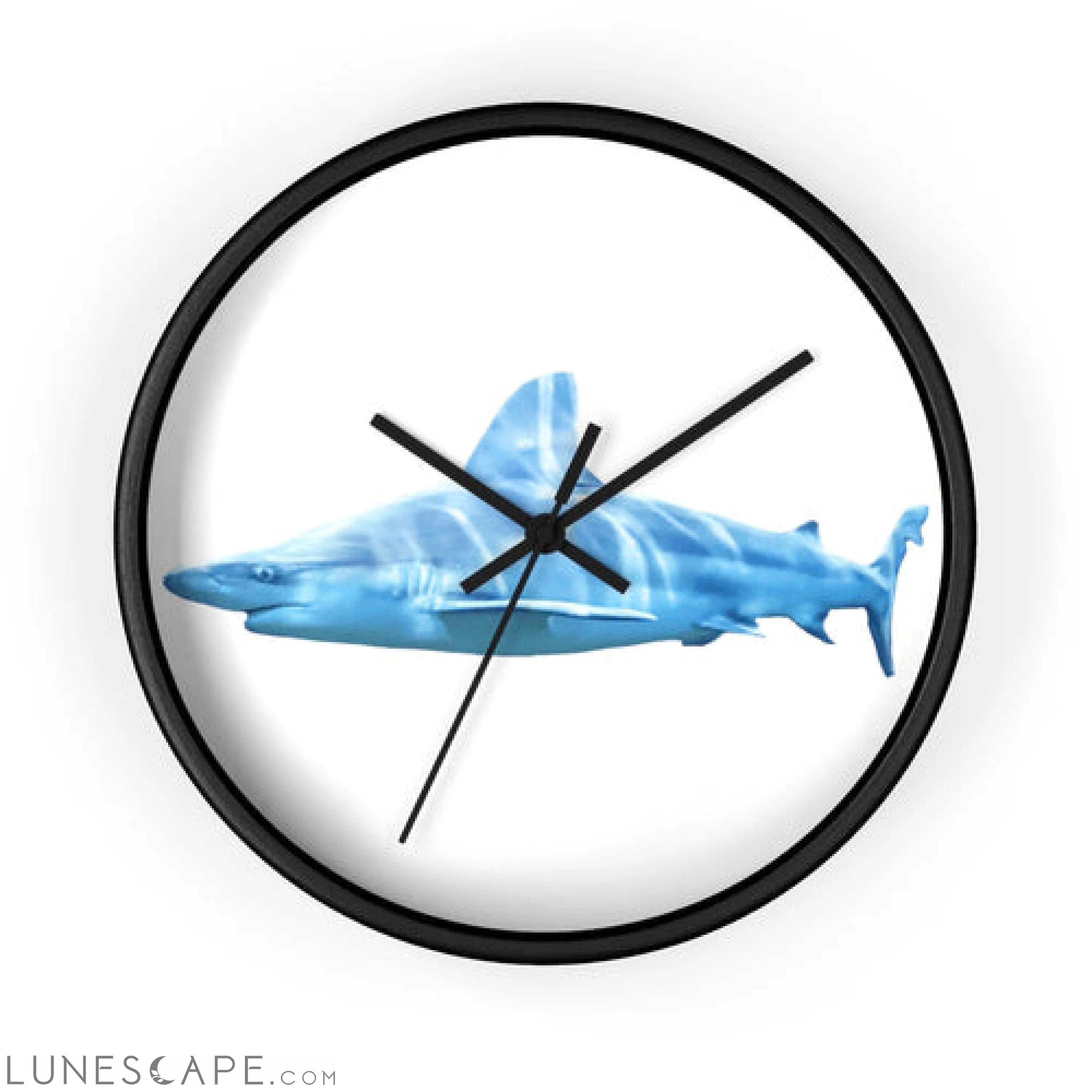 Shark Wall clock LUNESCAPE