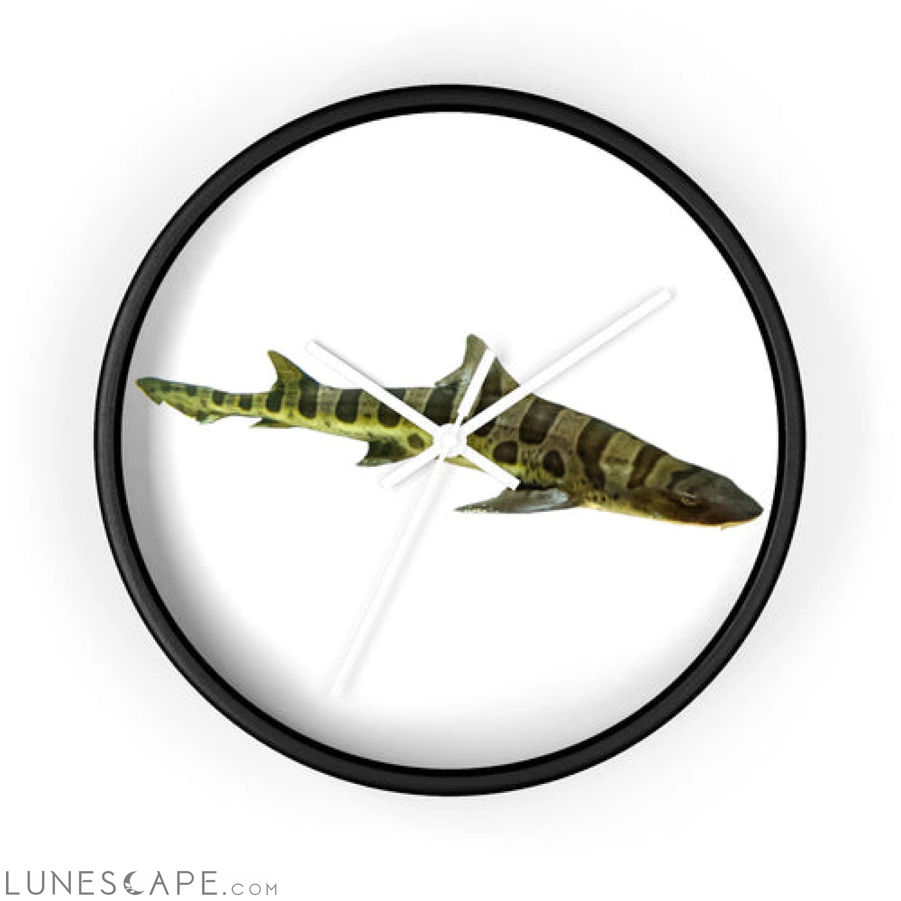 Shark Wall clock LUNESCAPE