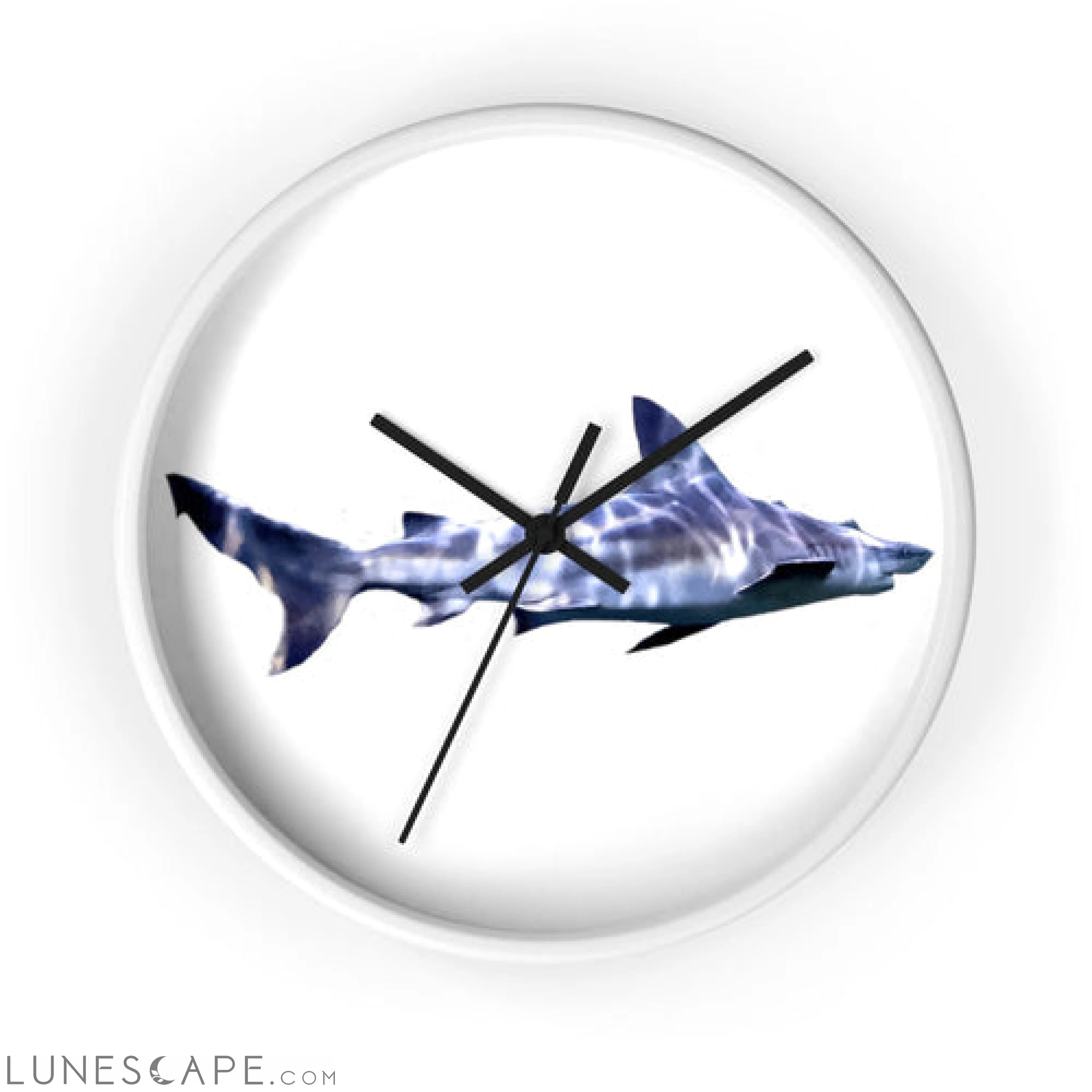 Shark Wall clock LUNESCAPE
