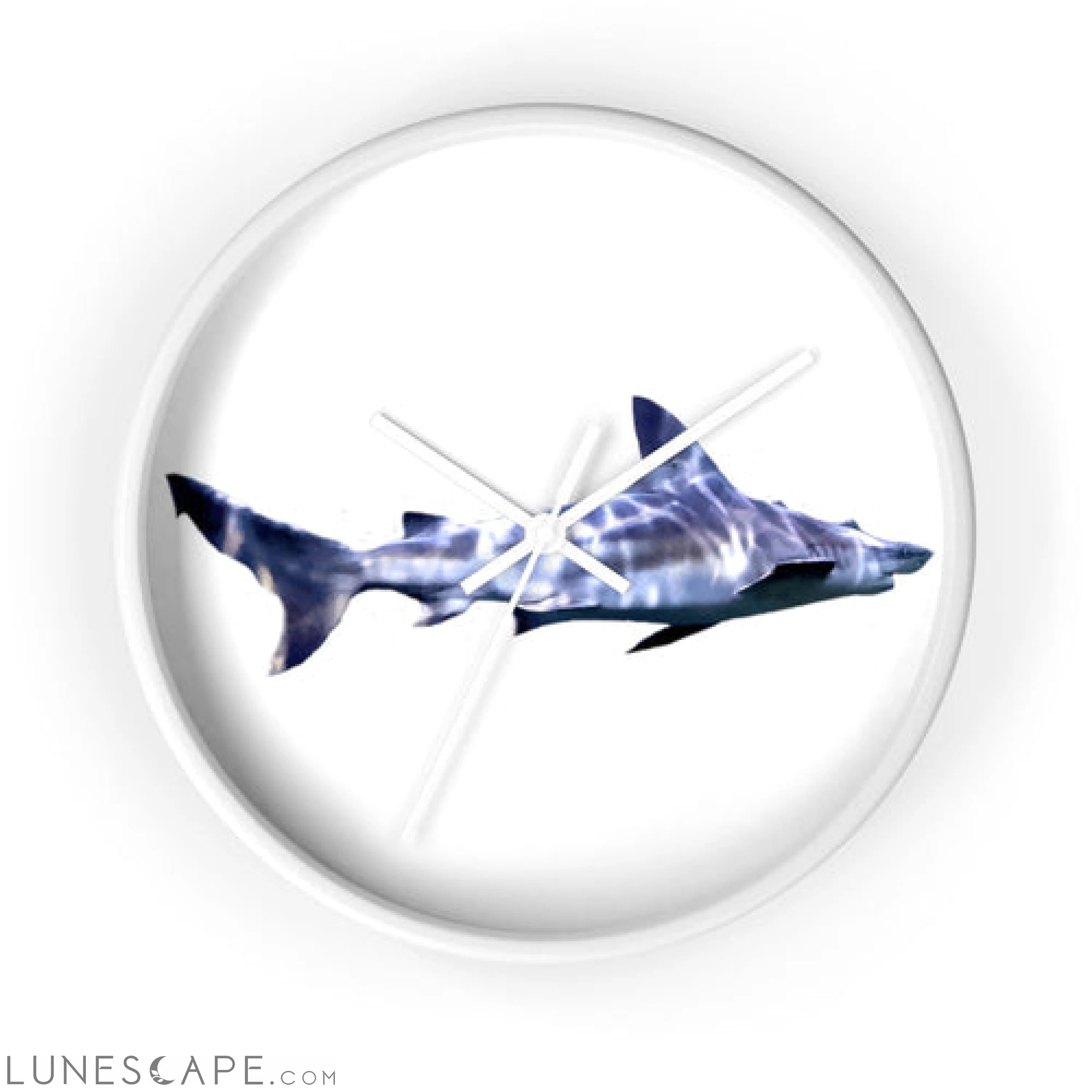 Shark Wall clock LUNESCAPE