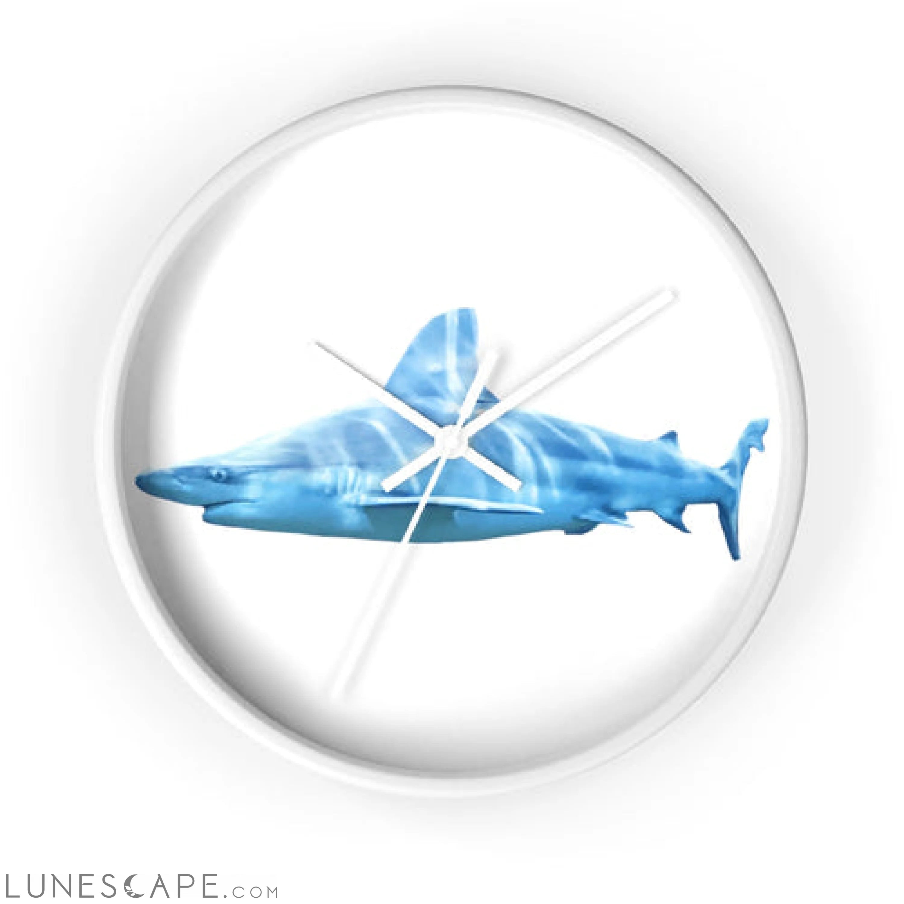 Shark Wall clock LUNESCAPE
