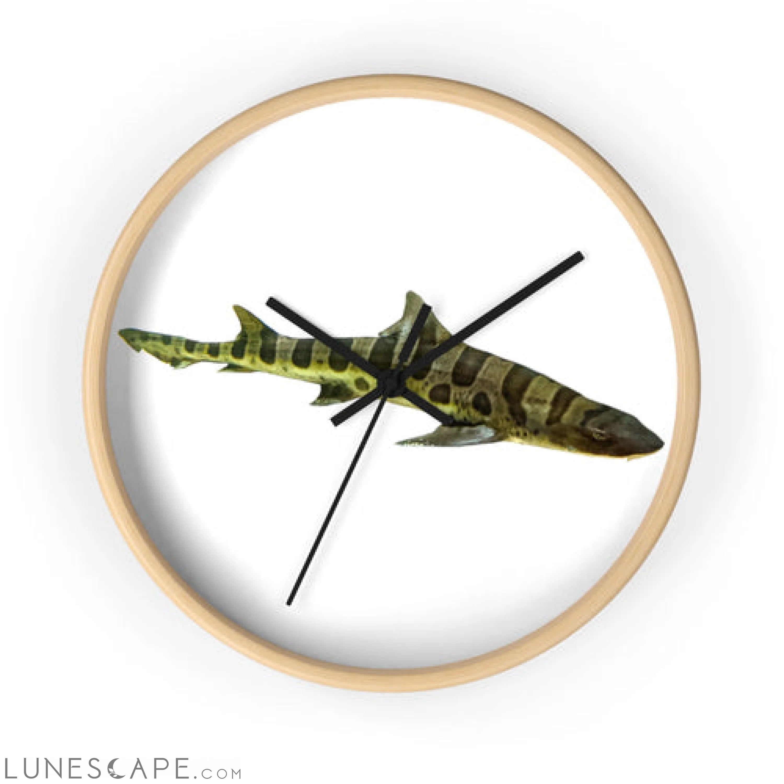 Shark Wall clock LUNESCAPE