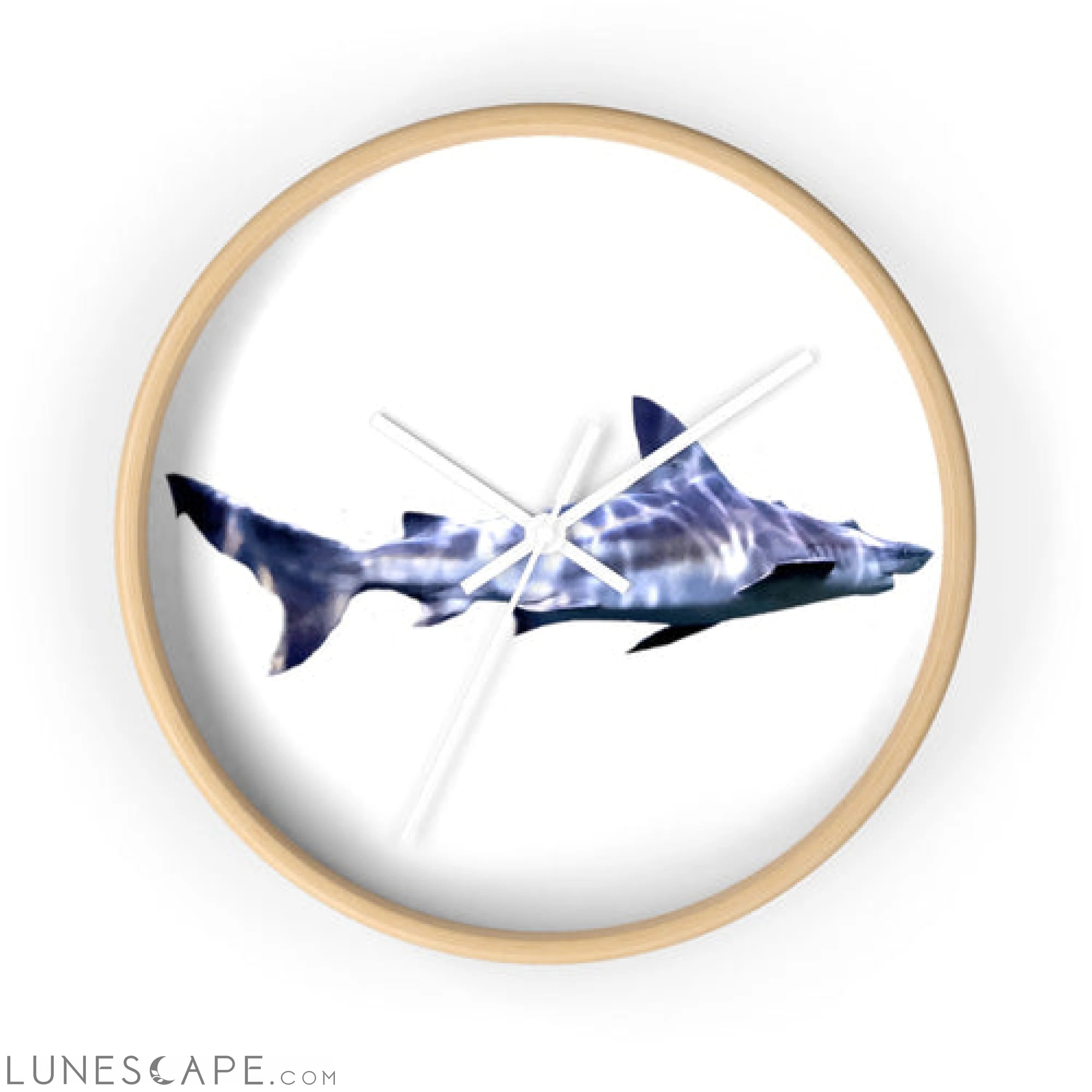 Shark Wall clock LUNESCAPE