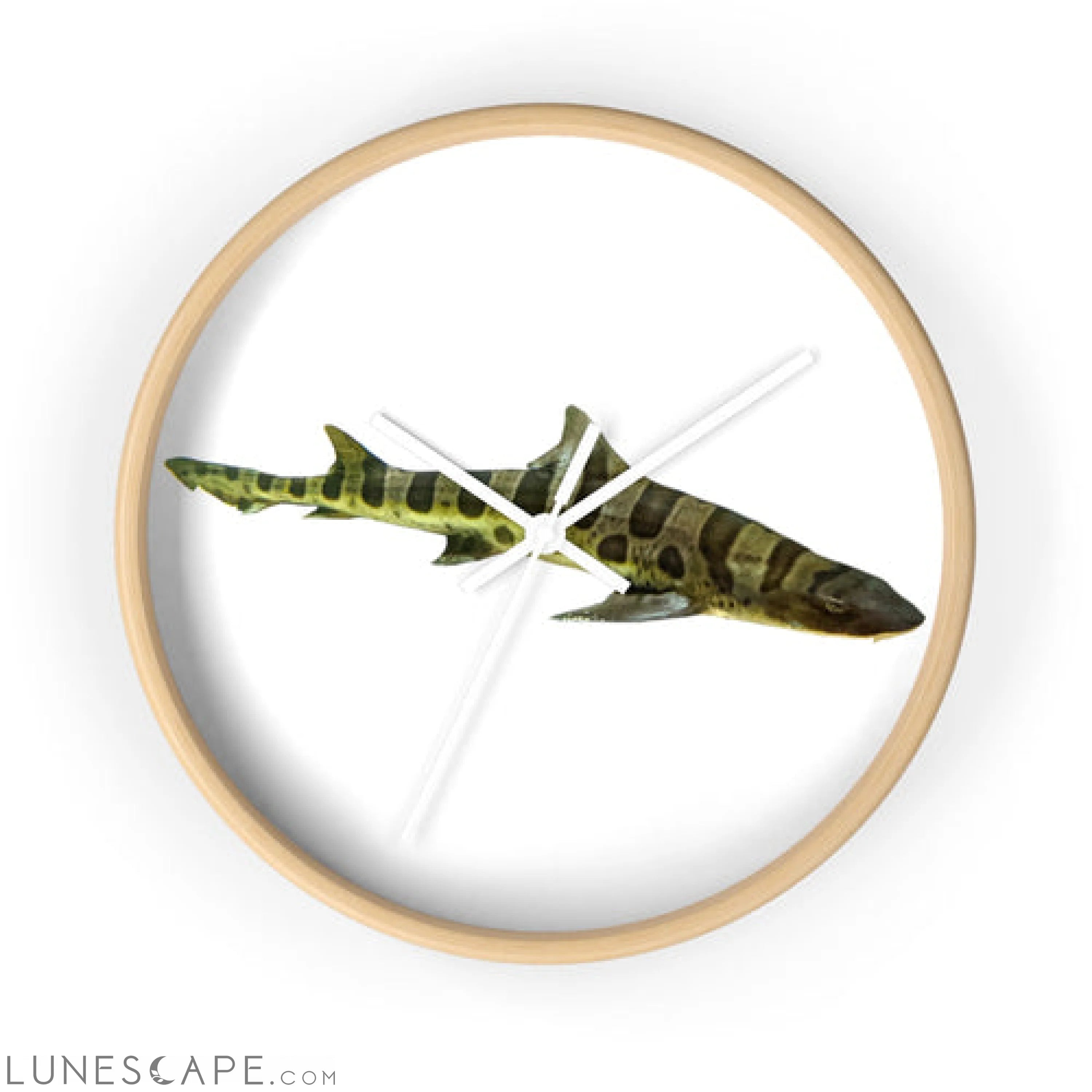 Shark Wall clock LUNESCAPE