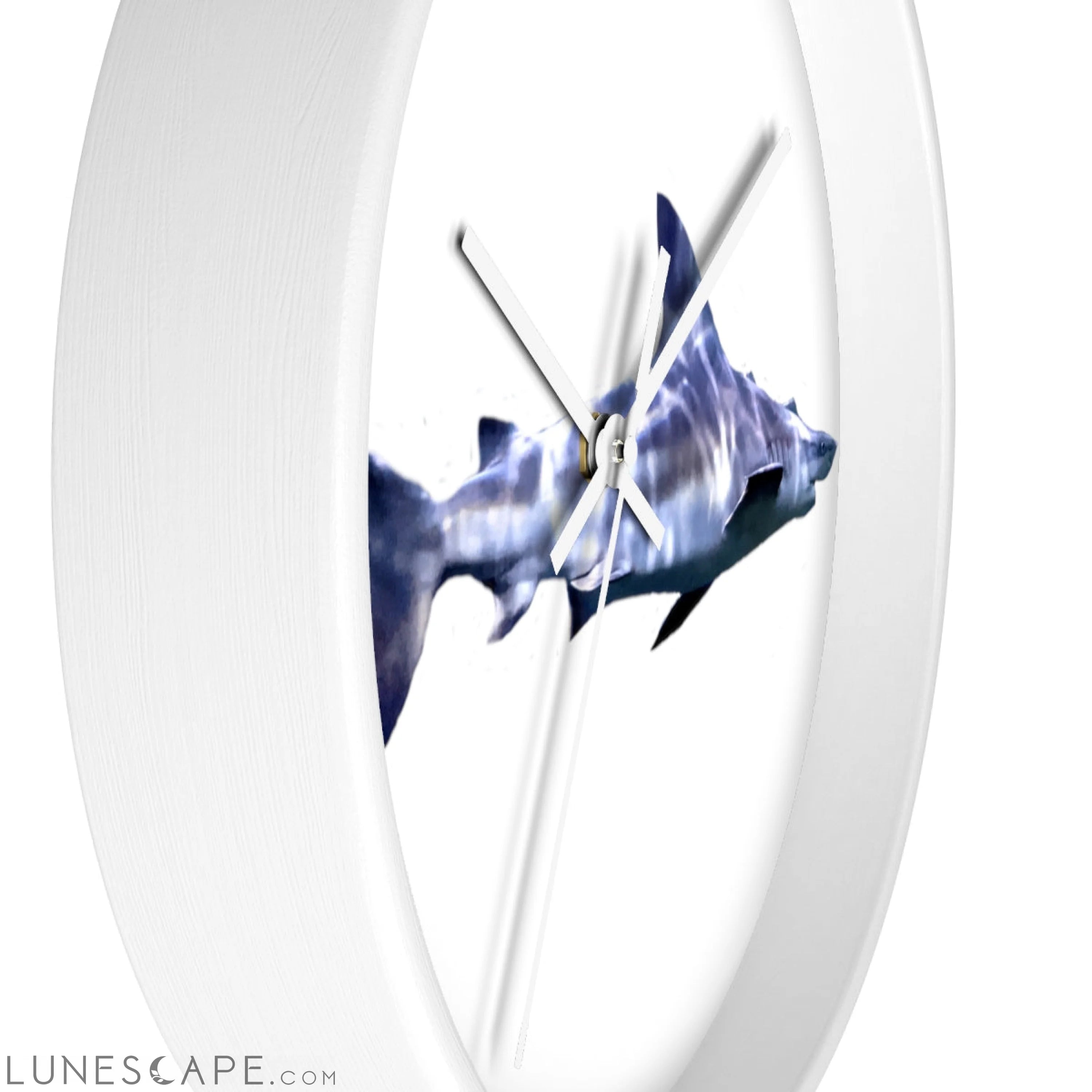 Shark Wall clock LUNESCAPE