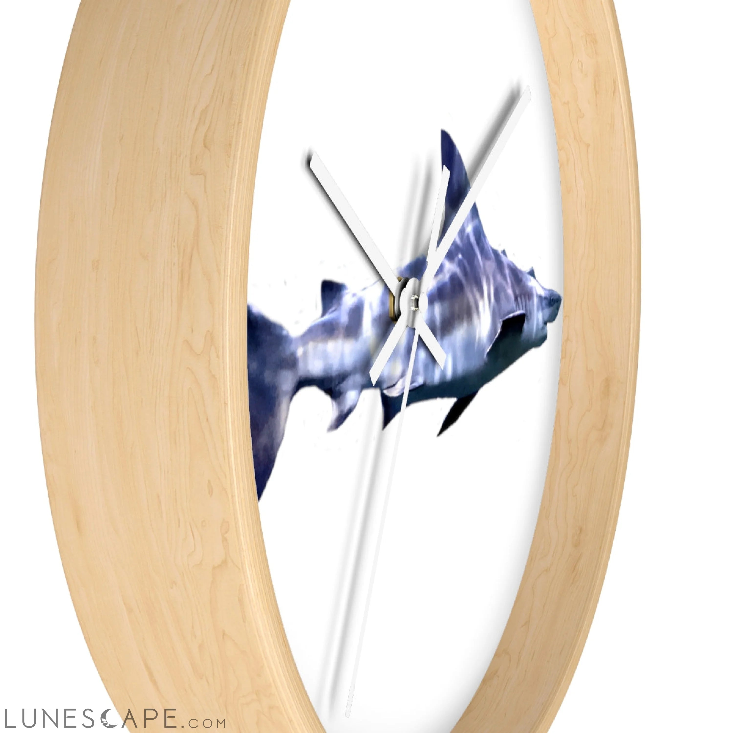 Shark Wall clock LUNESCAPE