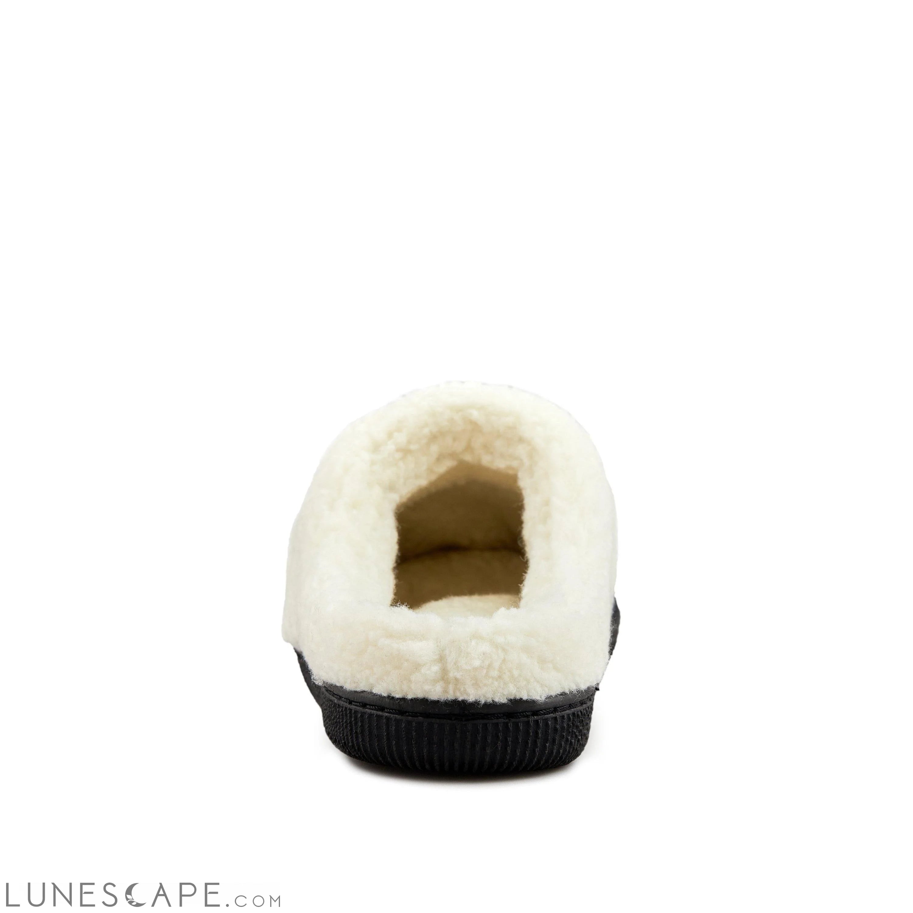 Shearling Slipper Mules - Blue LUNESCAPE