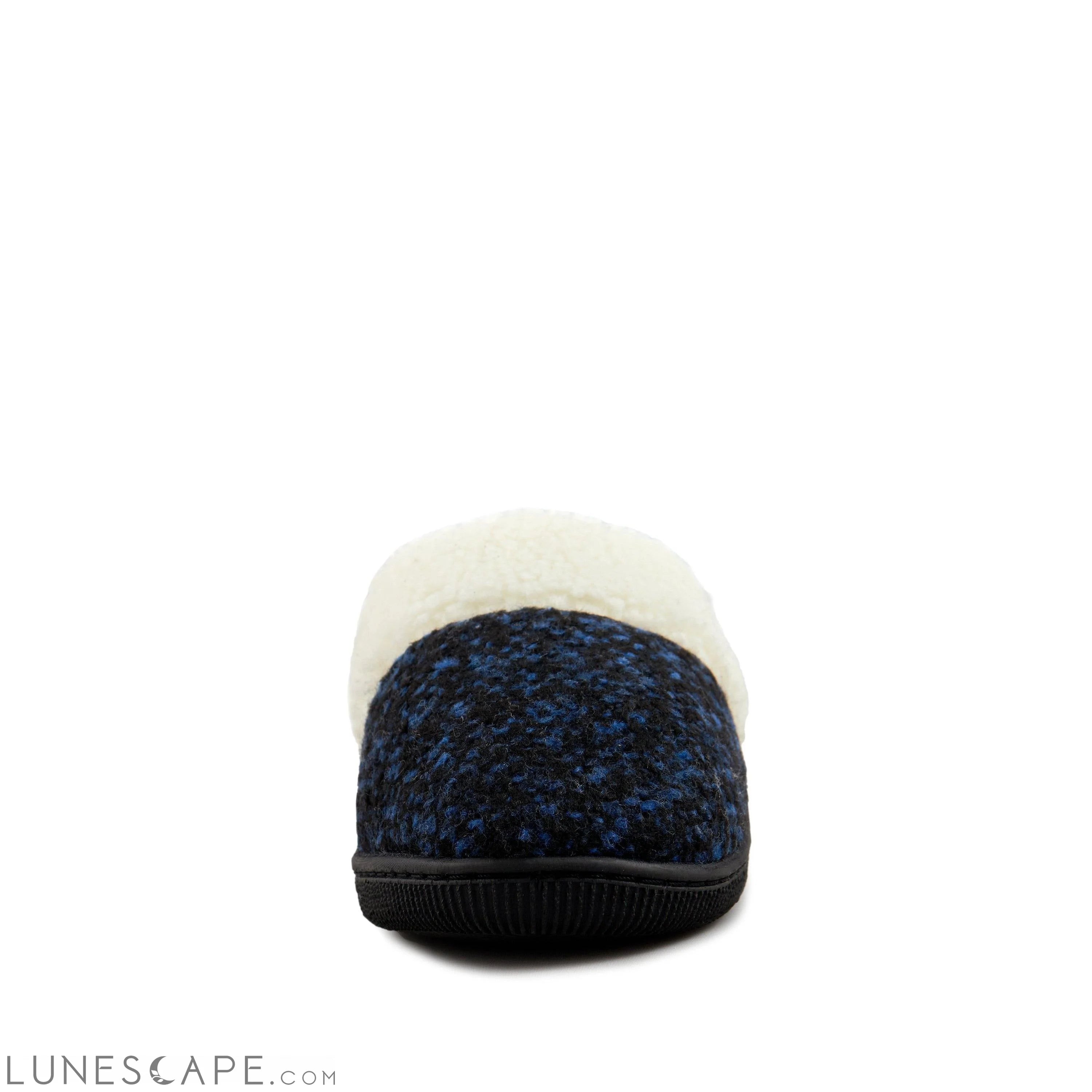 Shearling Slipper Mules - Blue LUNESCAPE