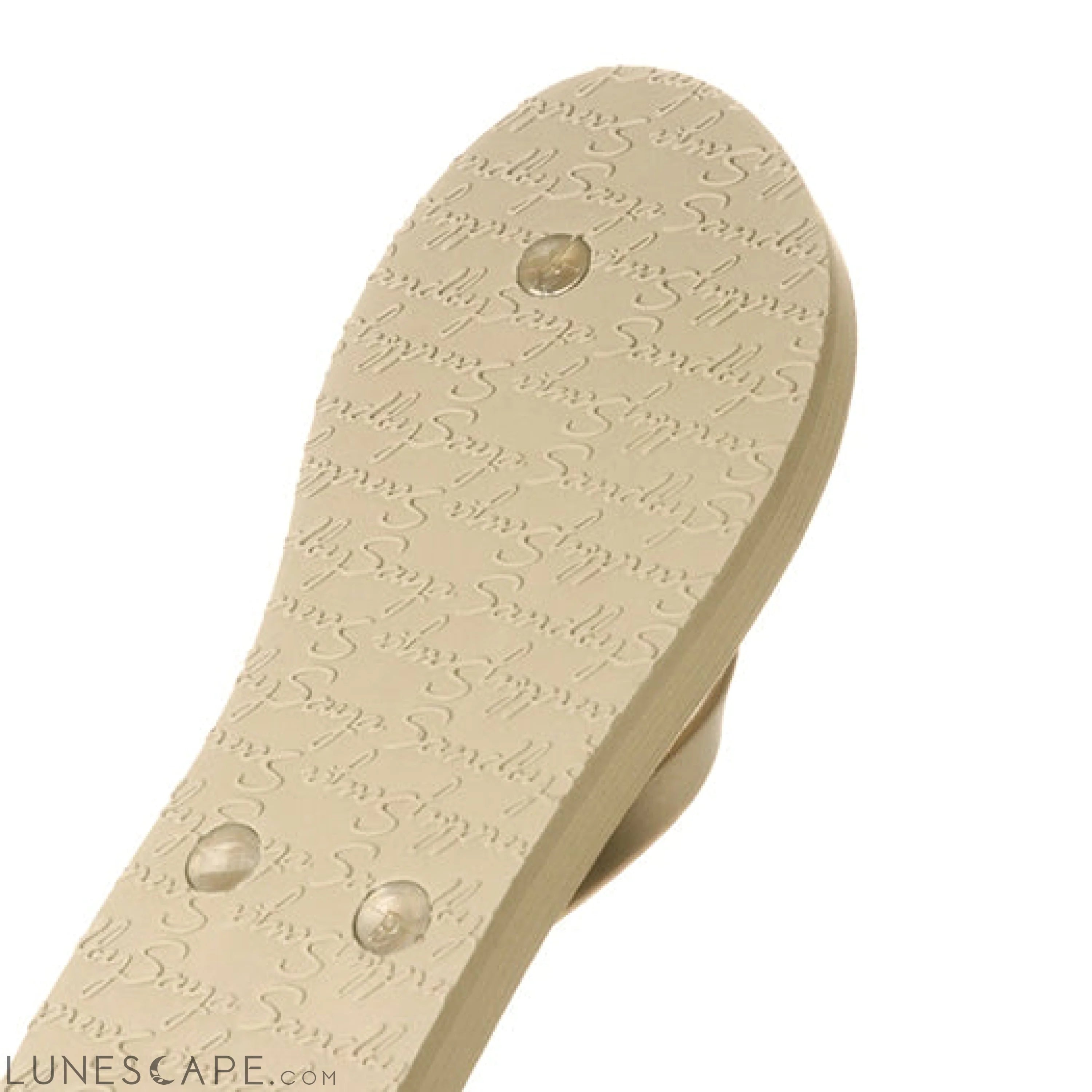 Shell Beach- Crystal Flat Flip Flops Sandal LUNESCAPE