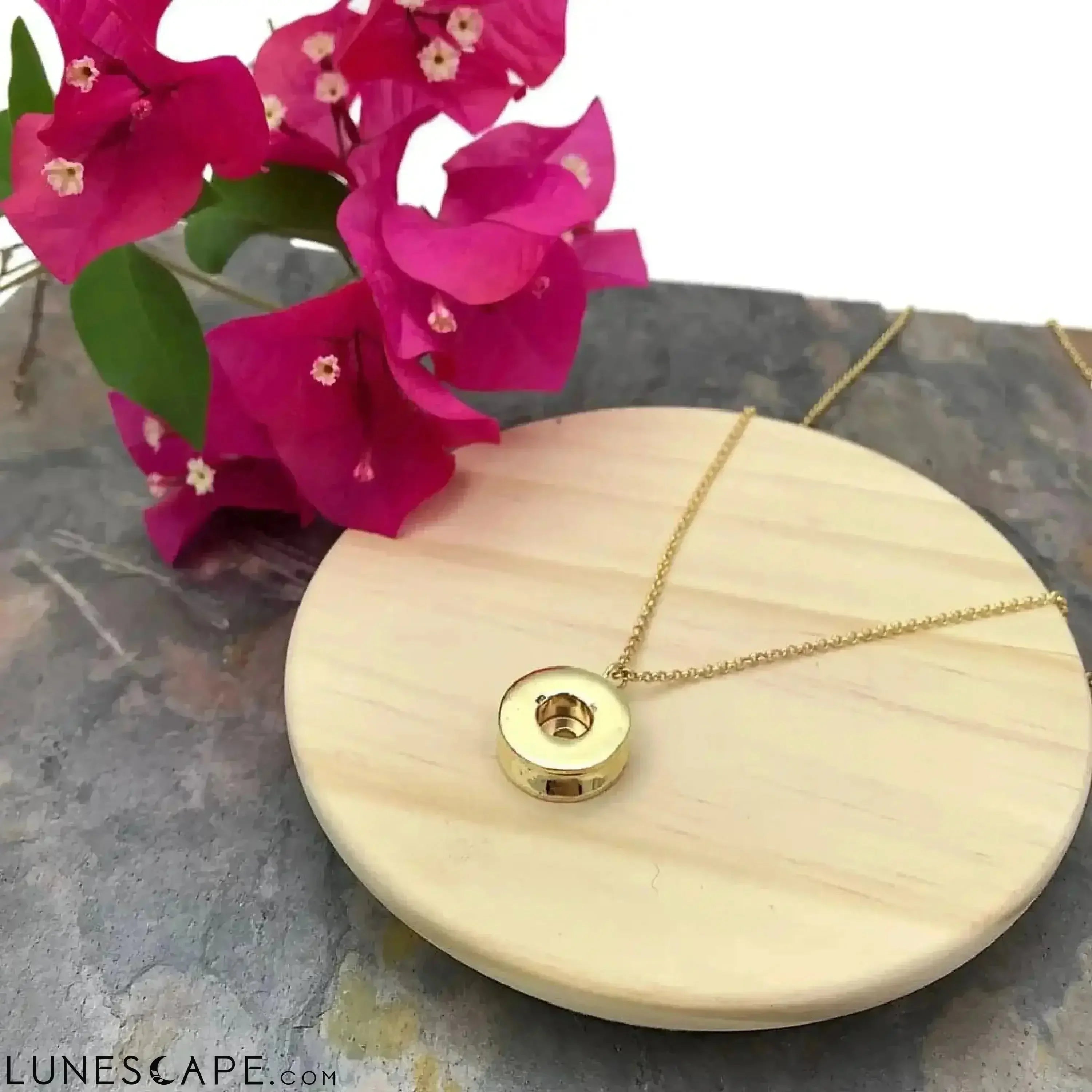 Shell Casing Pendant Necklace LUNESCAPE