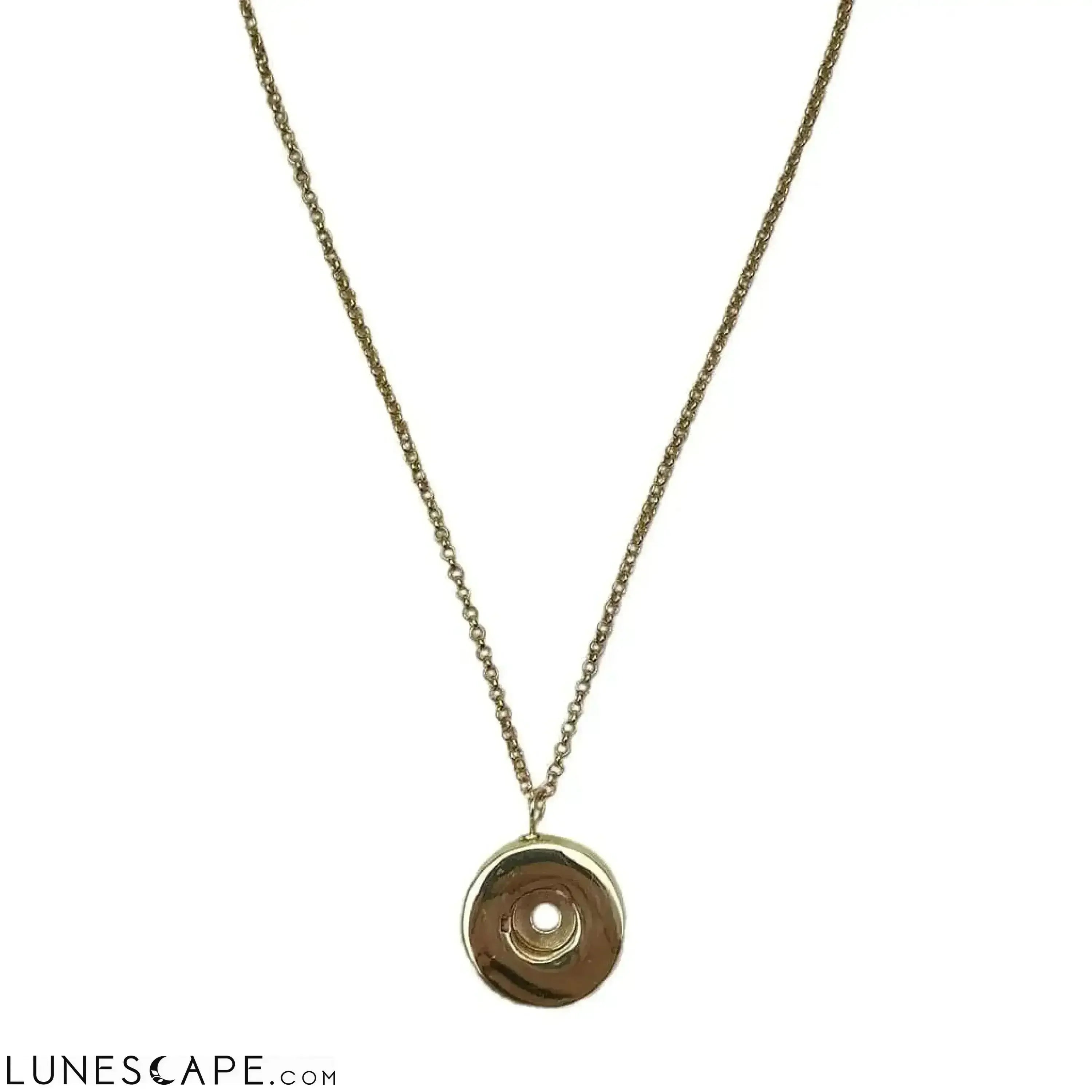 Shell Casing Pendant Necklace LUNESCAPE