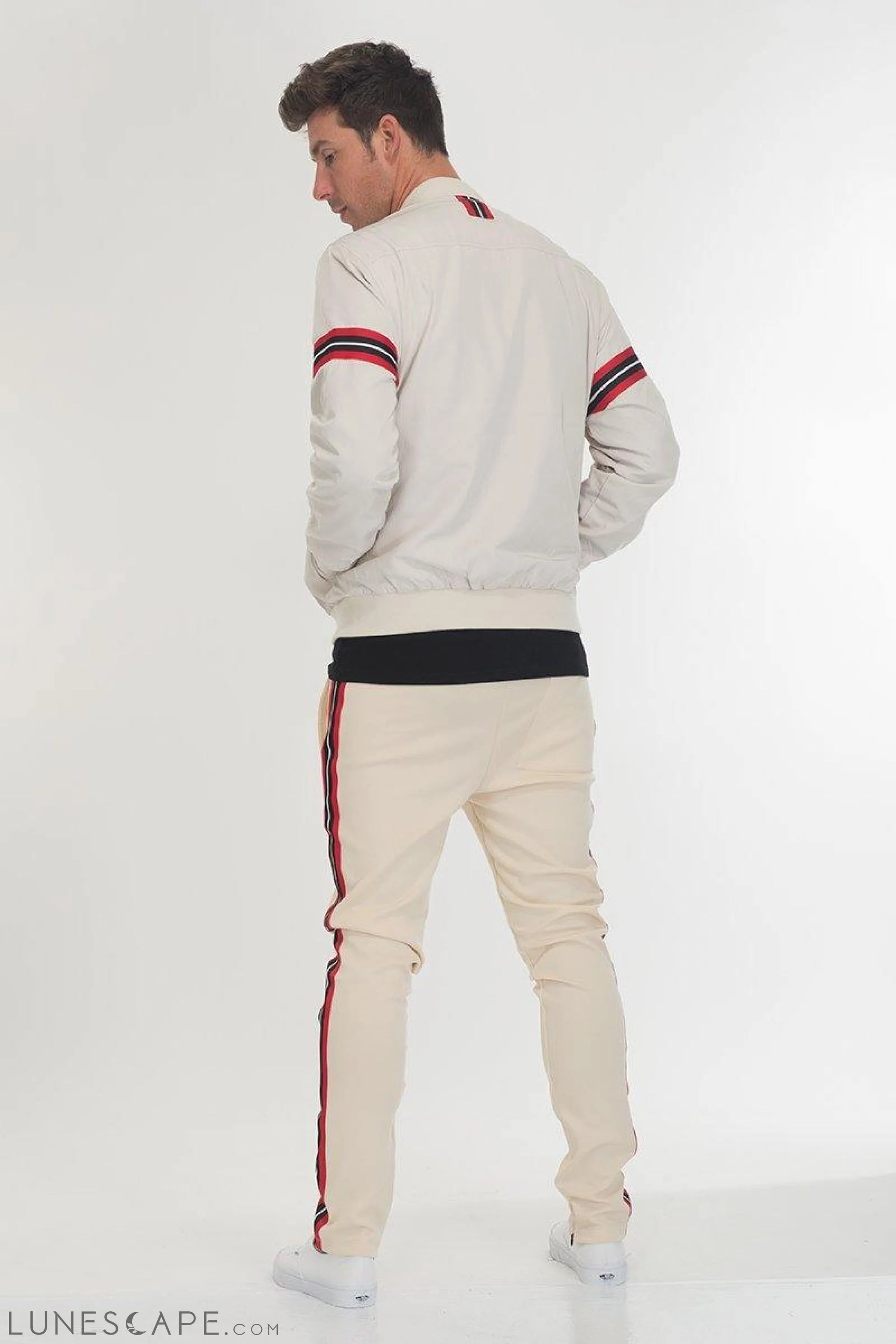 SHIELD TAPED PANTS - WHITE LUNESCAPE