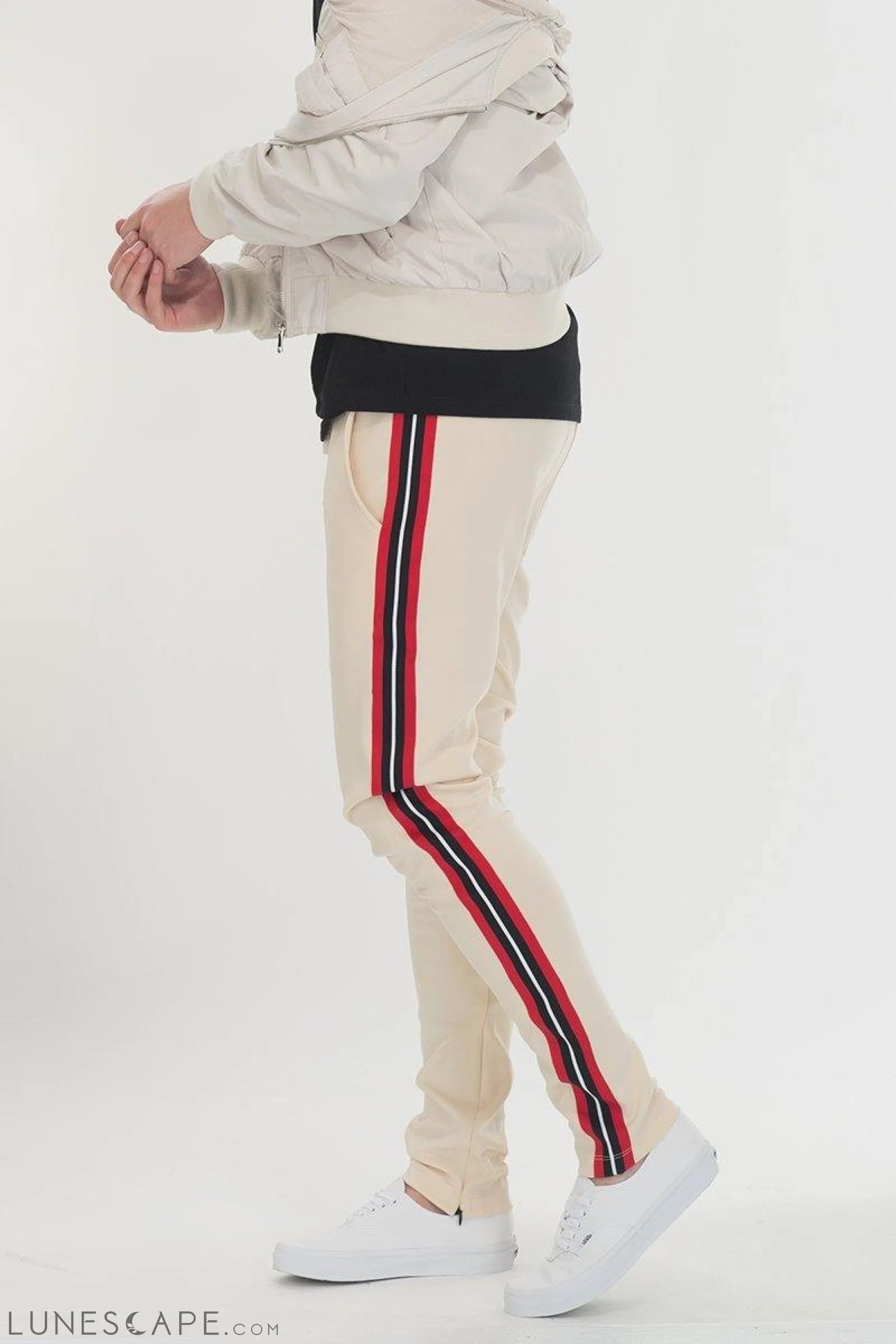 SHIELD TAPED PANTS - WHITE LUNESCAPE