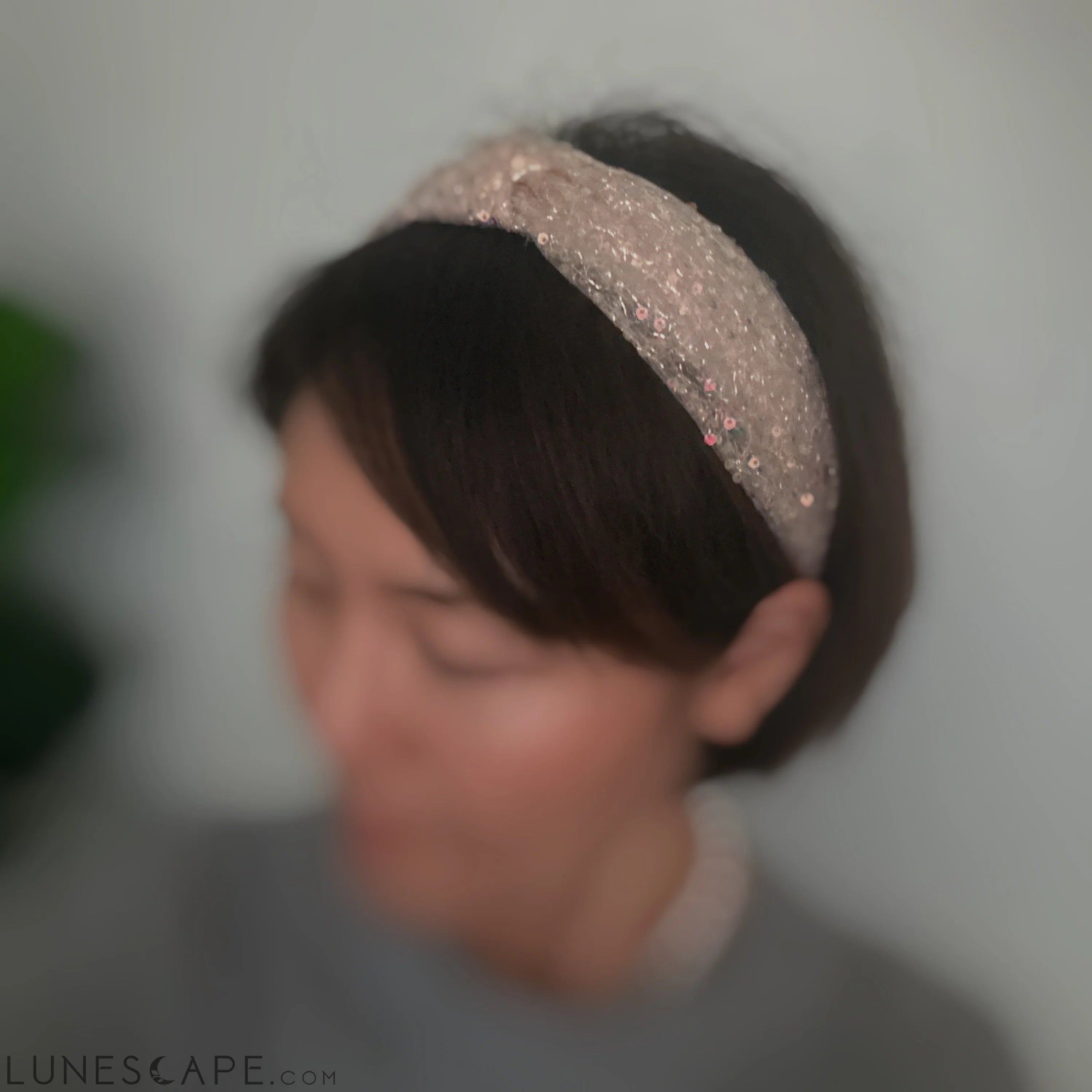 Shimmer Lover Knot Headband LUNESCAPE
