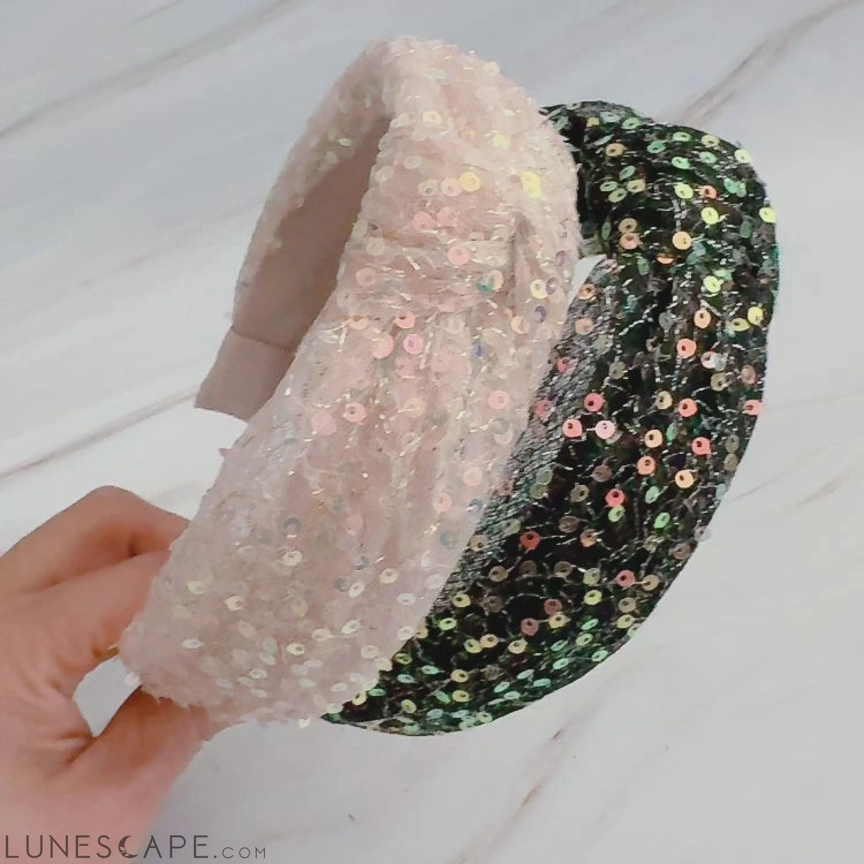 Shimmer Lover Knot Headband LUNESCAPE
